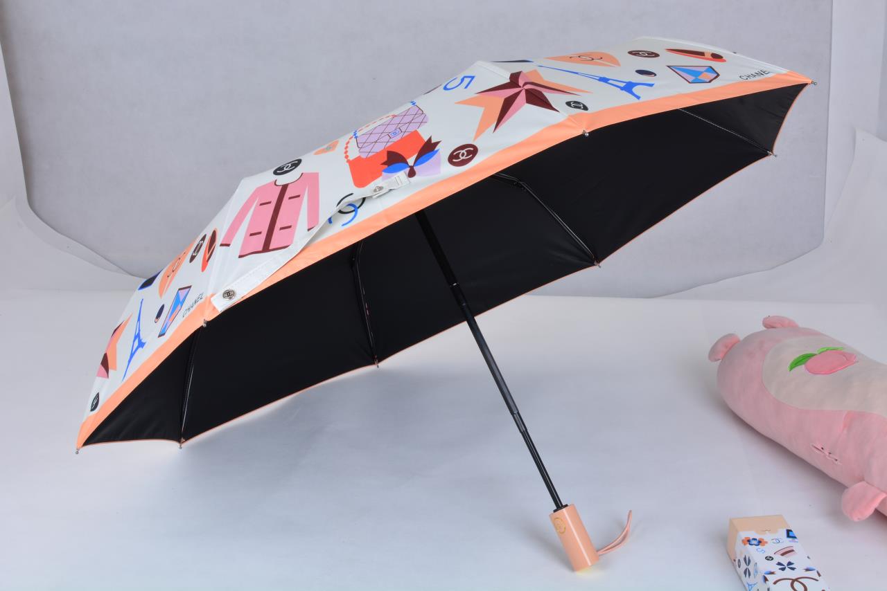 [TOP] CHANEL Printed Umbrella - 2 Colors
