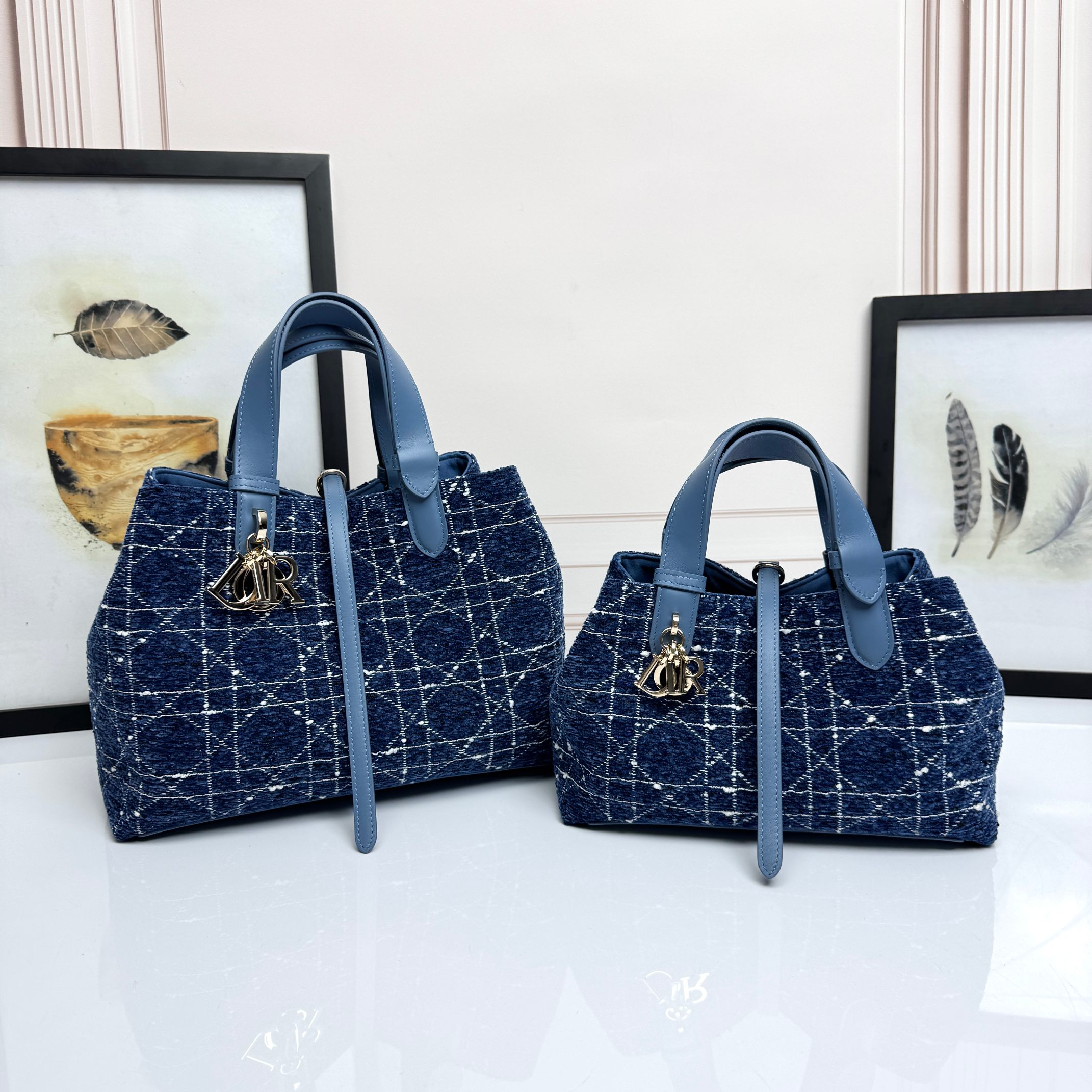 [TOP] Christian Dior Toujours Handbag 23x14x12cm/28.5x21.5x17cm - 3 Colour