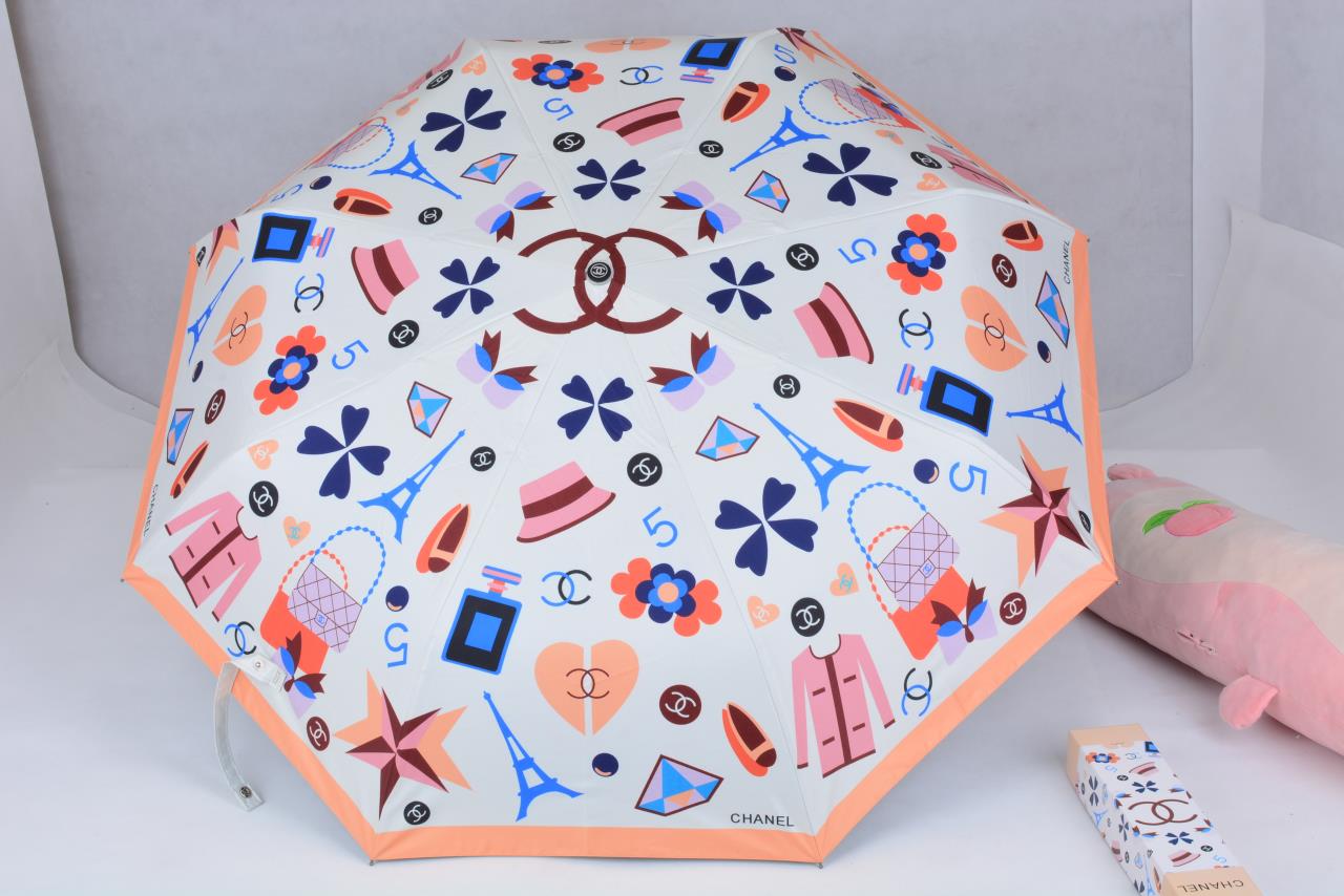 [TOP] CHANEL Printed Umbrella - 2 Colors