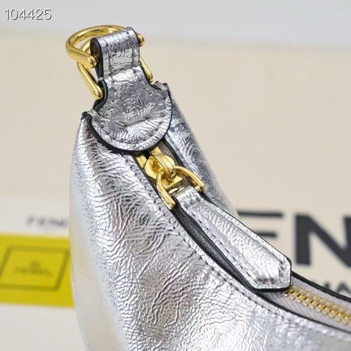 [TOP] FENDI FENDIgraphy Mini Bag - Silver