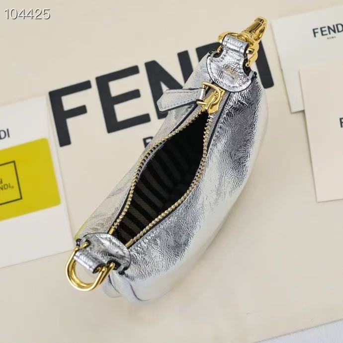 [TOP] FENDI FENDIgraphy Mini Bag - Silver
