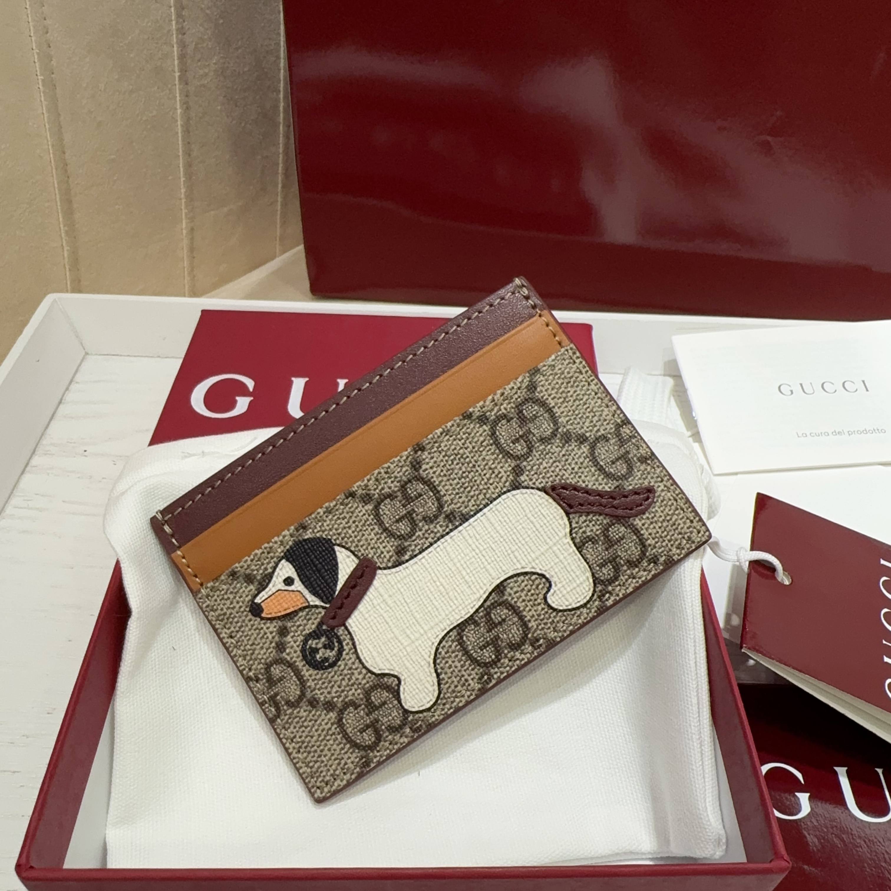 [TOP] GUCCI Card Bag10 x 7cm - GHW