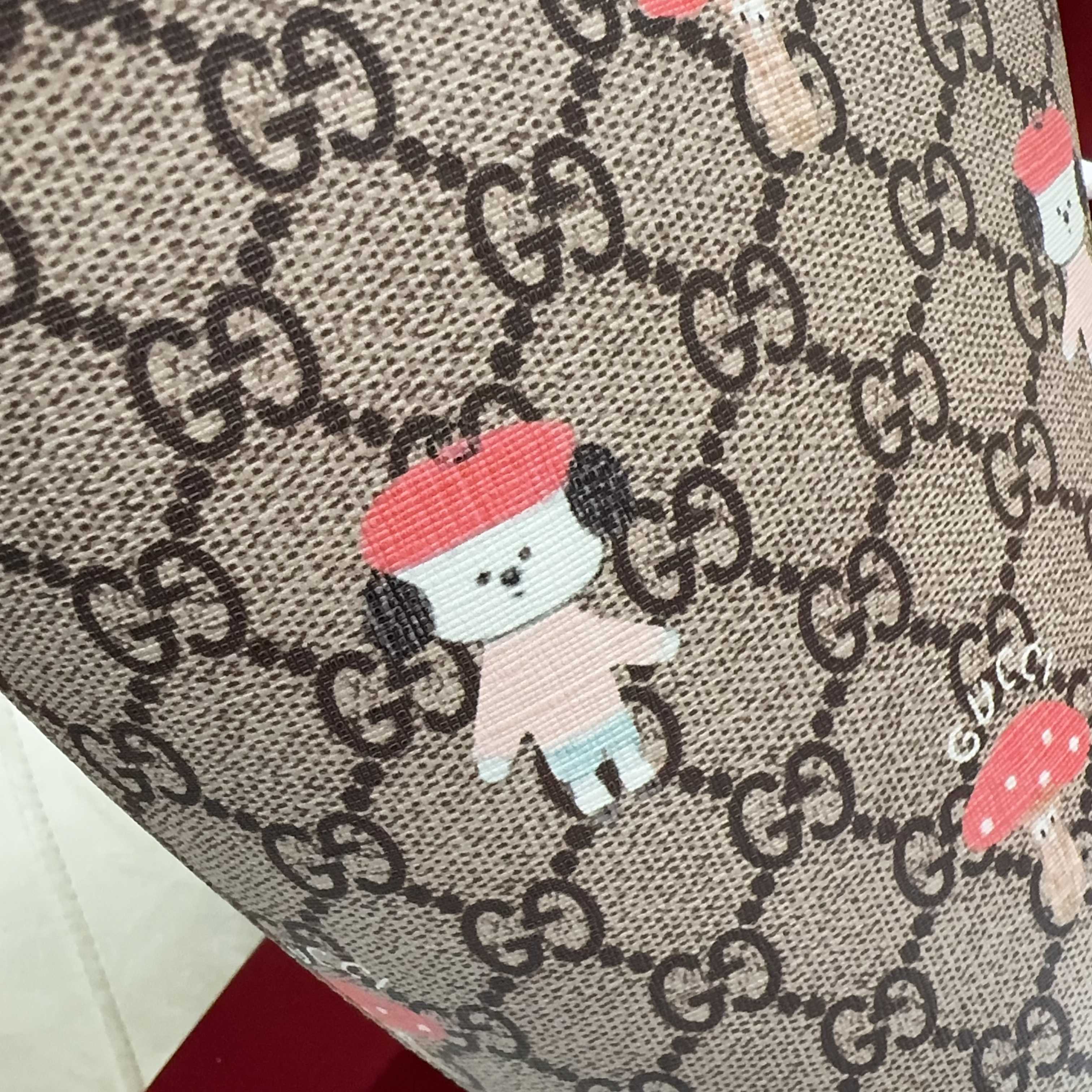 [TOP] GUCCI Children's Series Small Bucket Bag 18.5*16.5*7.5CM - Brown