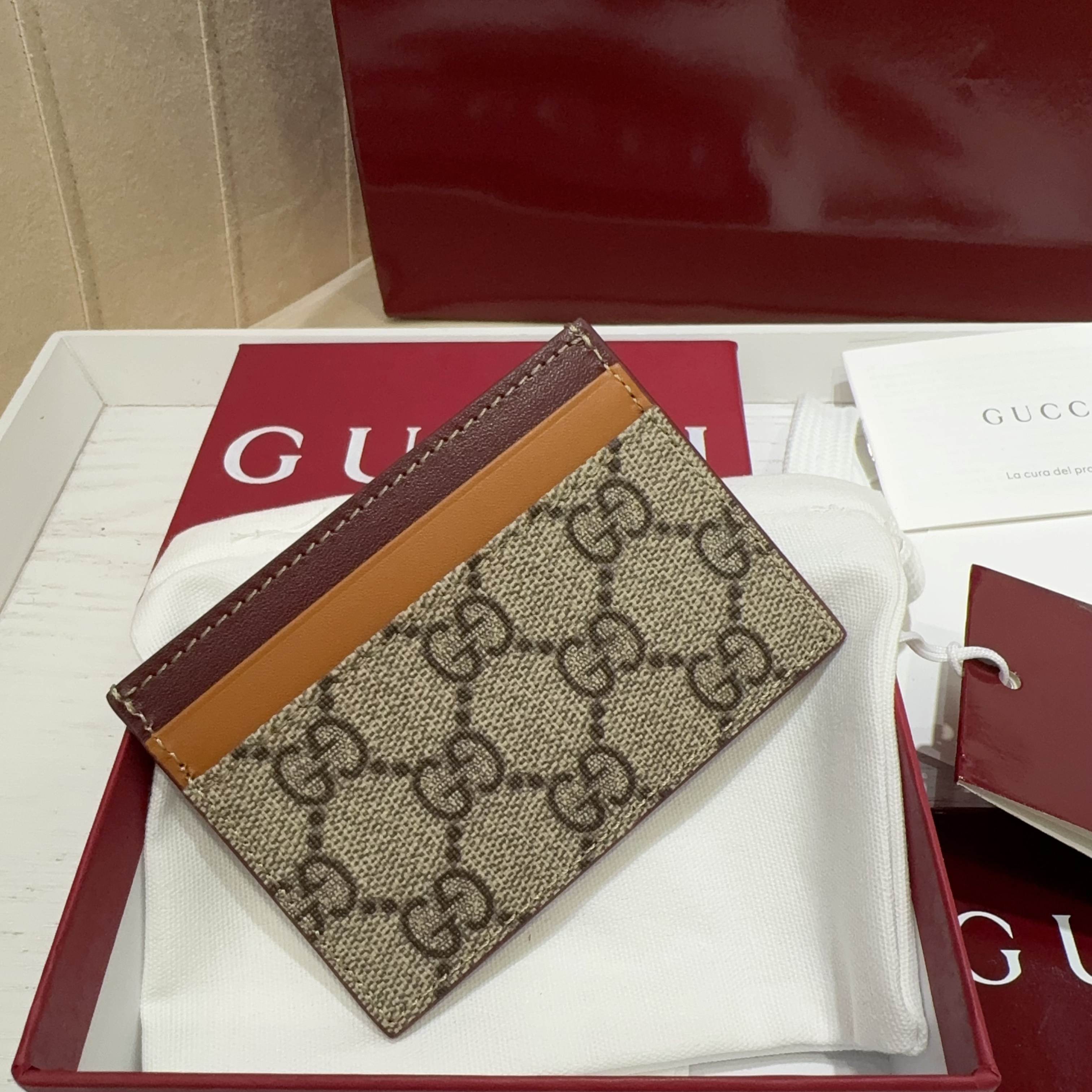 [TOP] GUCCI Card Bag10 x 7cm - GHW