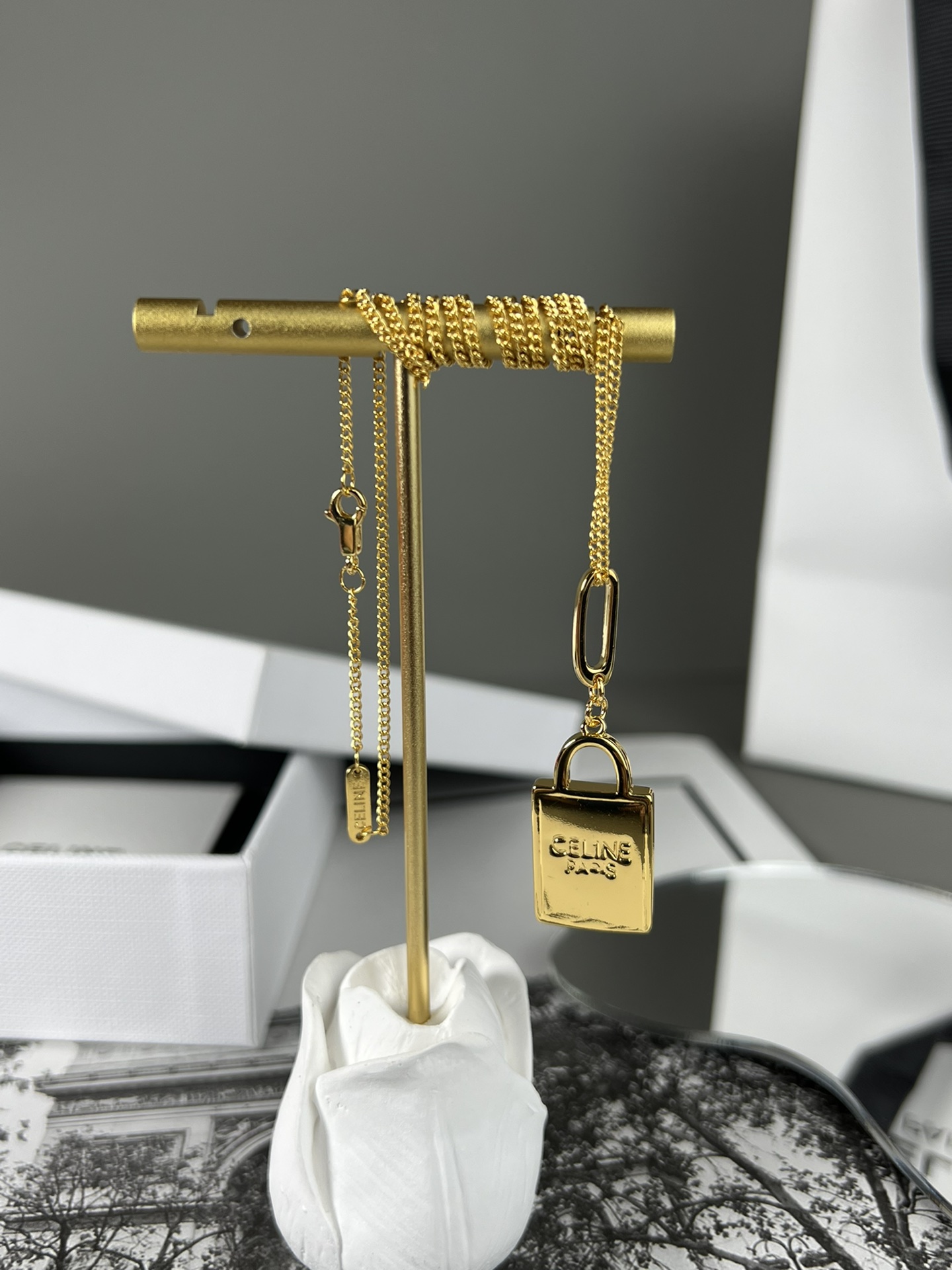 [TOP] CELINE Necklace - Gold