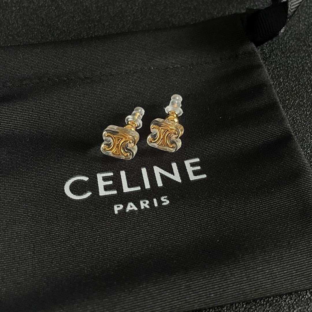 [TOP] CELINE Earrings- Gold