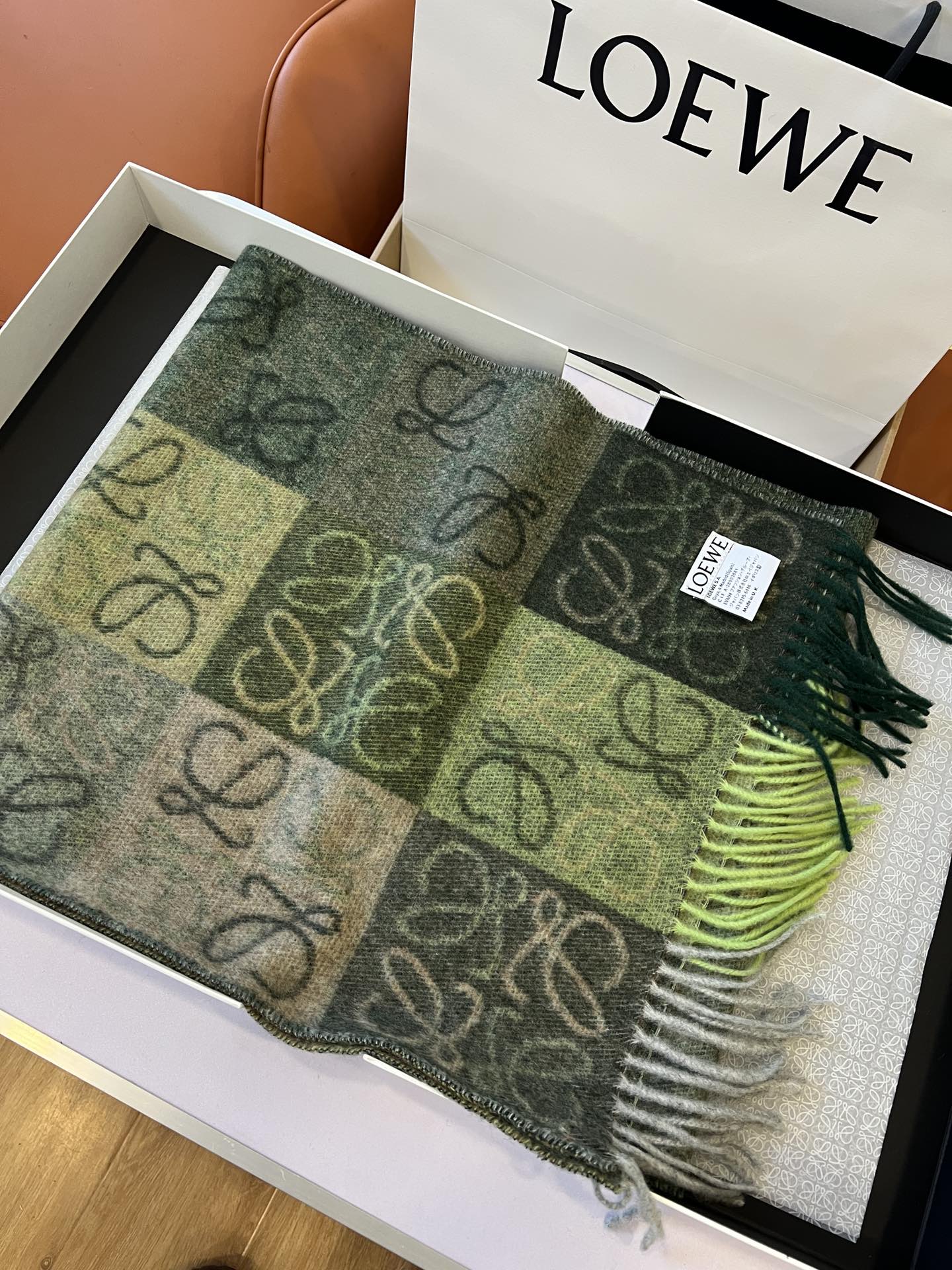 [TOP] LOEWE Logo Scarf 40 x 180 cm - 3 Colors