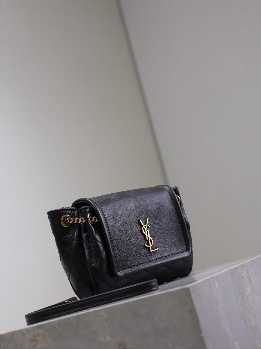 [TOP] Yves Saint Laurent YSL Mini Nolita Bag 18x13x6cm - 3 Color&GHW