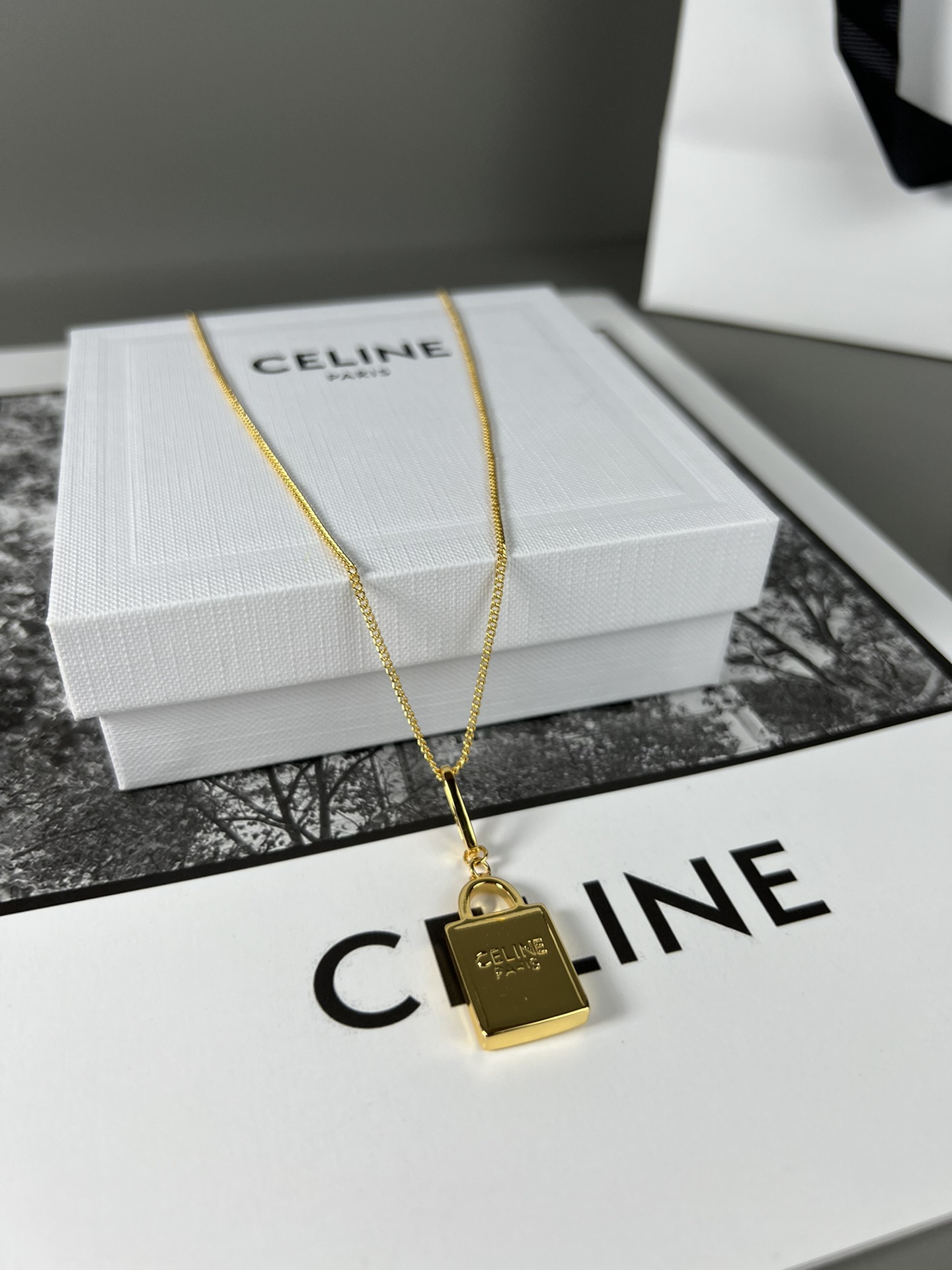 [TOP] CELINE Necklace - Gold