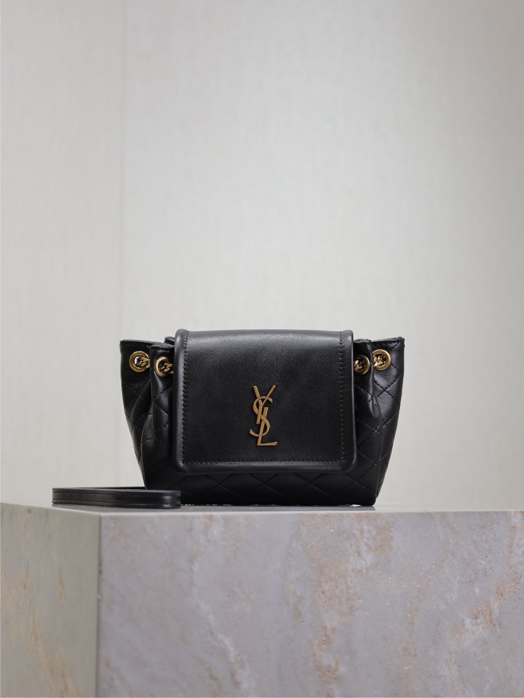 [TOP] Yves Saint Laurent YSL Mini Nolita Bag 18x13x6cm - 3 Color&GHW