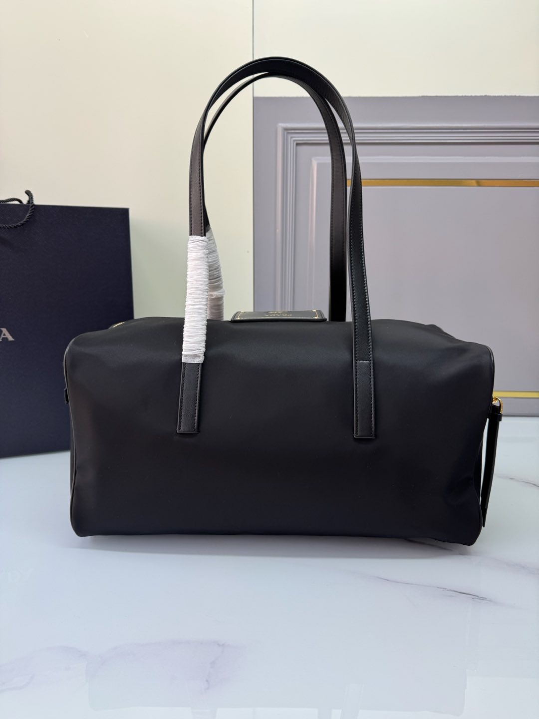 [TOP] PRADA Travel Bags Nylon 40×20×20cm - Black