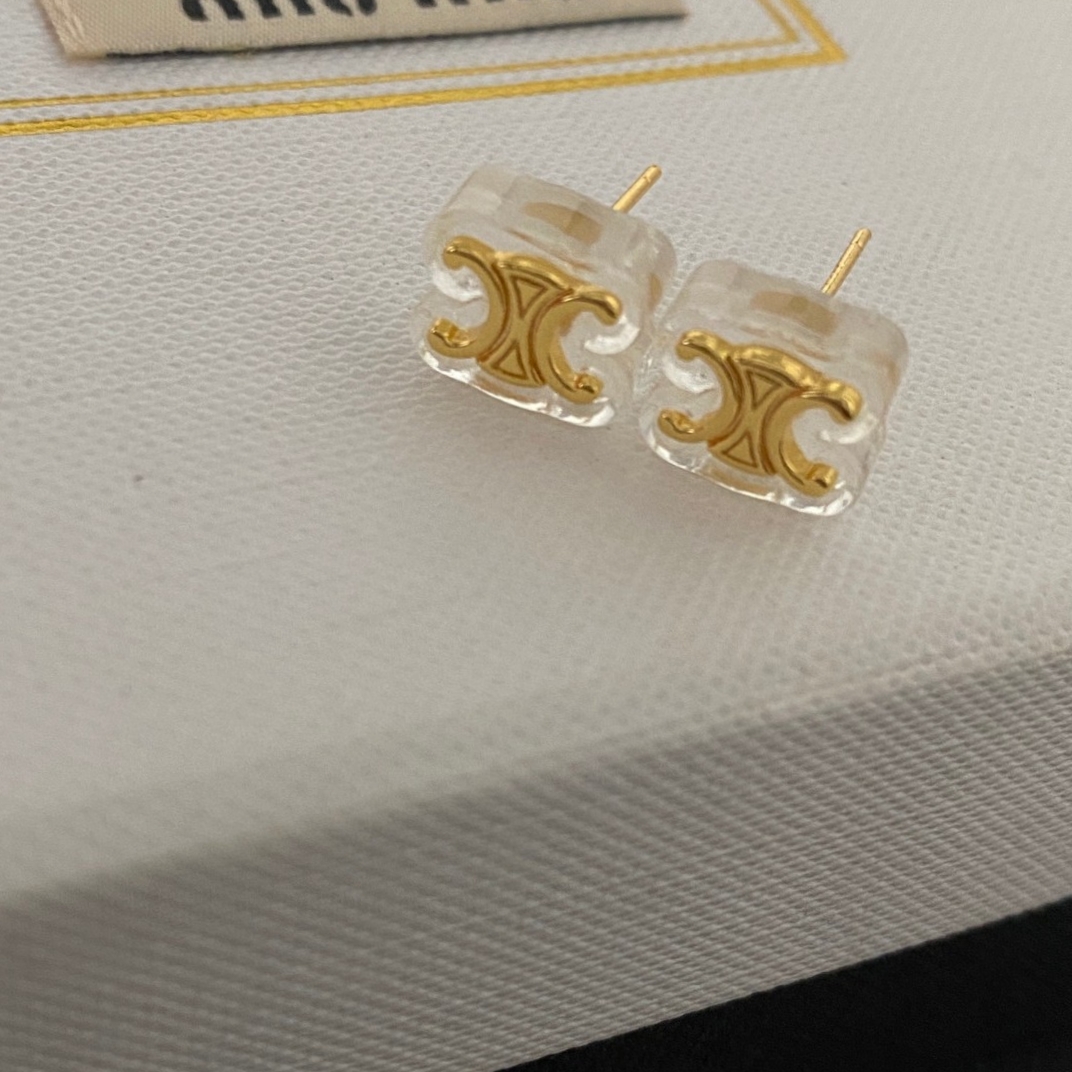[TOP] CELINE Earrings- Gold