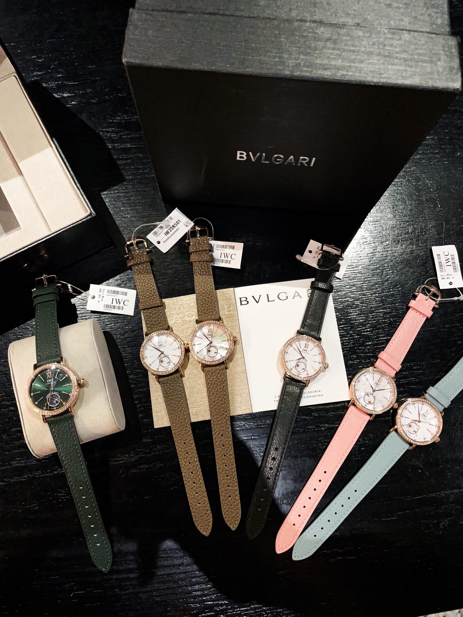 [TOP] IWC 34mm Watch with Diamonds - 6 Colors