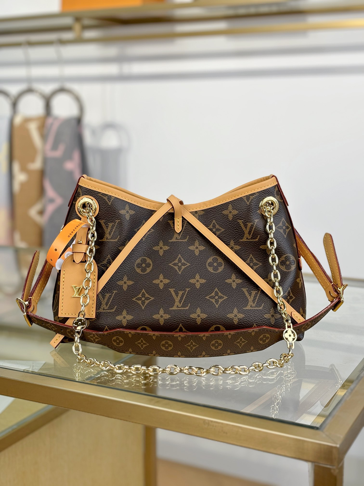 [TOP] Louis Vuitton LV Carryall Bag BB 26x17x10cm - Monogram&GHW