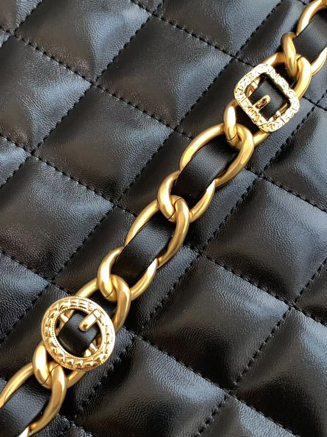 [TOP] CHANEL 24A Baguette Holding Bag 38*18*4cm - Black