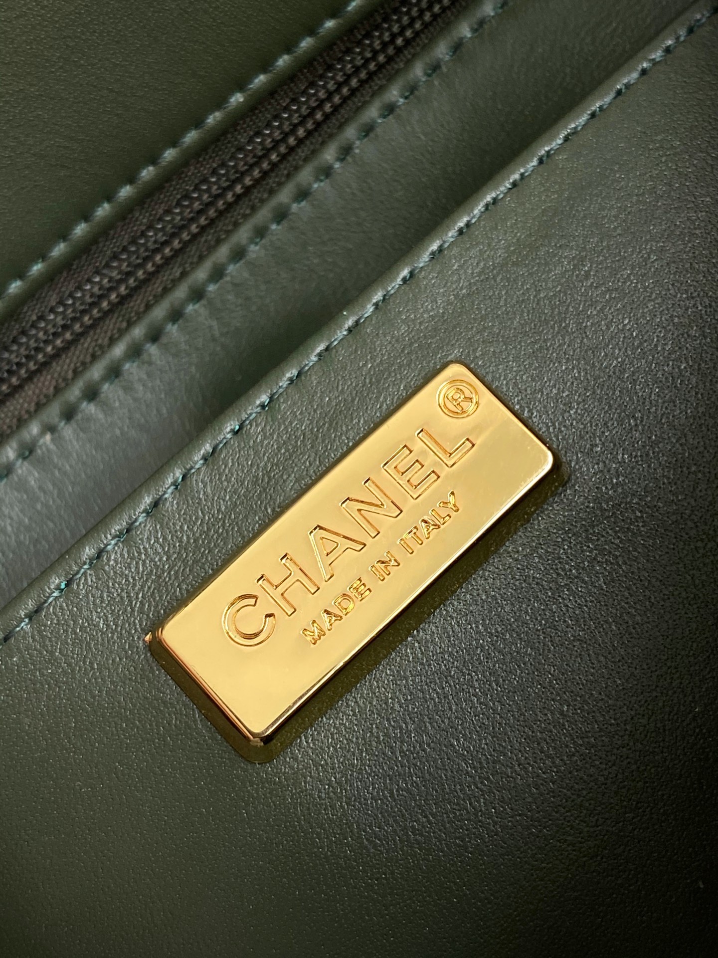 [TOP] CHANEL 25C Sequin Flab Bags 14*21*8cm - Green