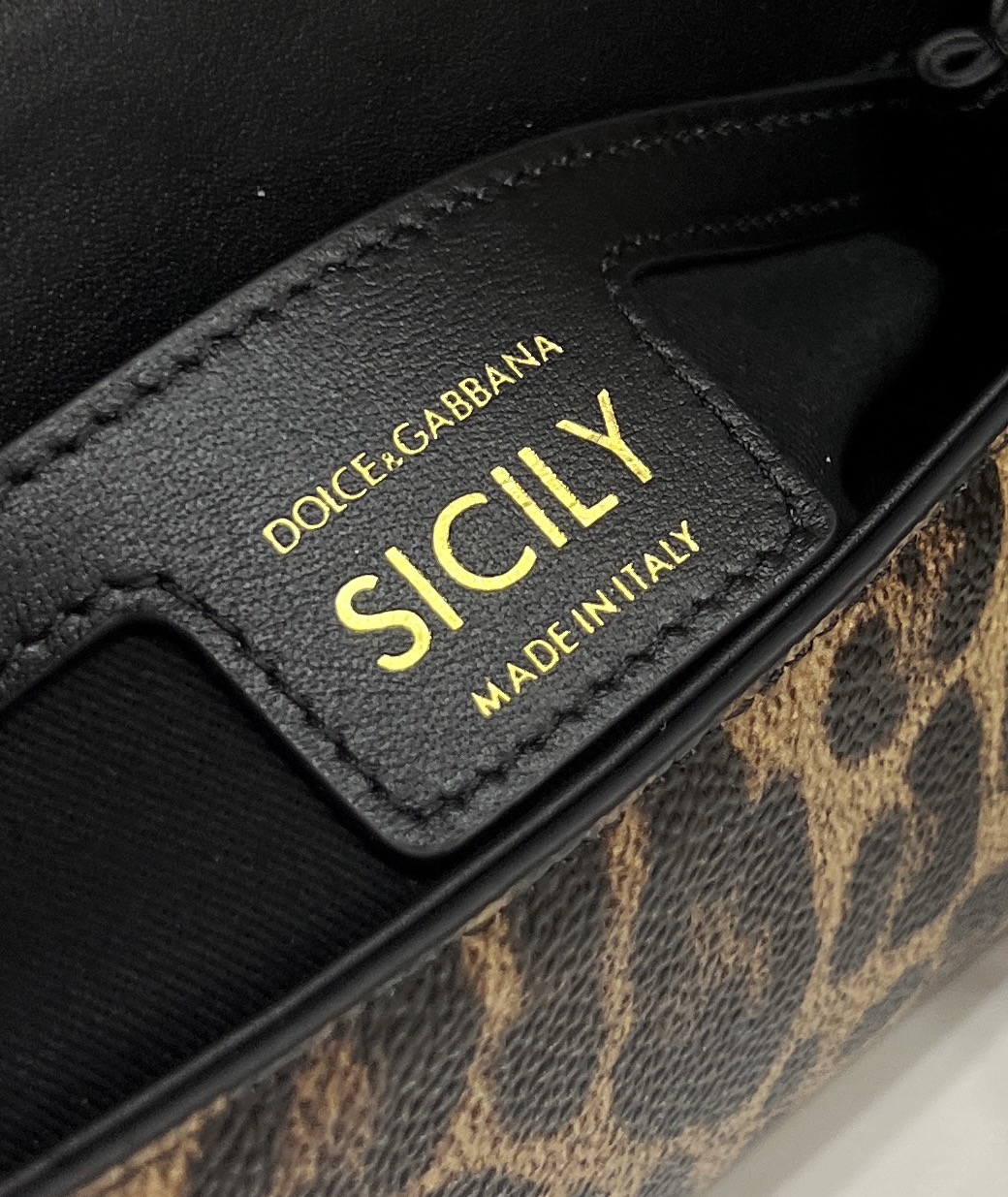 [TOP] Dolce & Gabbana D&G Sicily Bag 3 Sizes - Leopard
