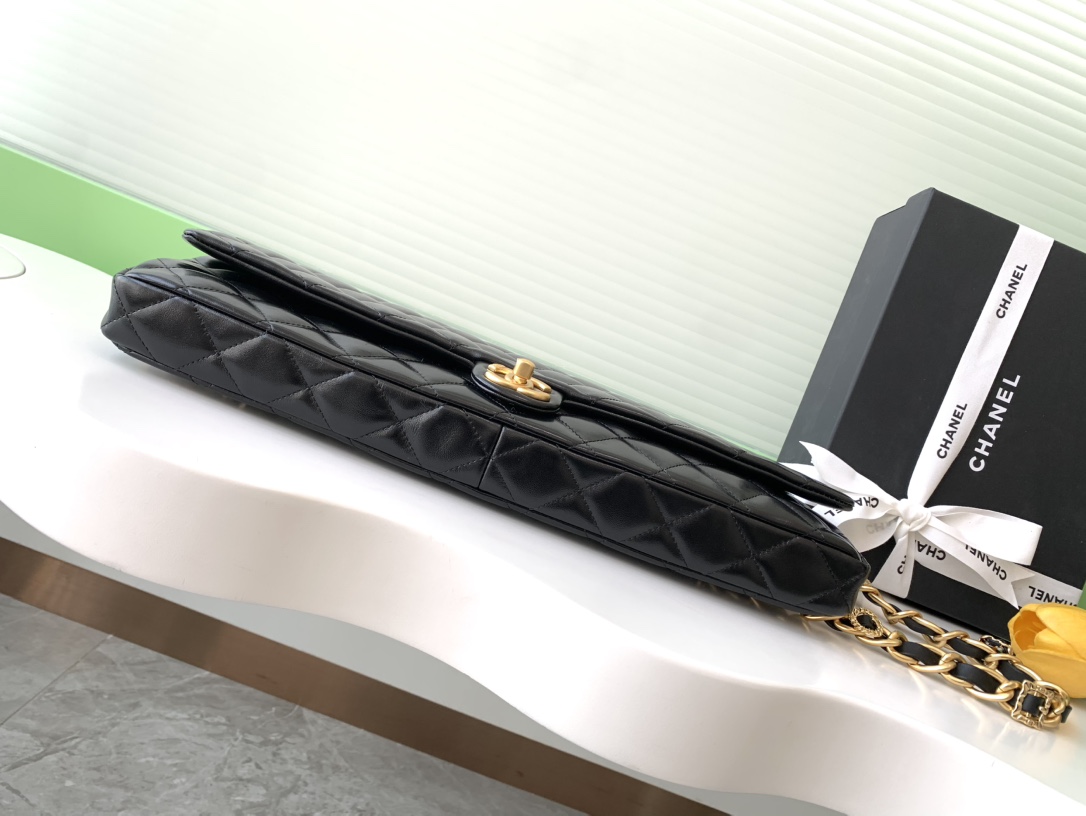 [TOP] CHANEL 24A Baguette Holding Bag 38*18*4cm - Black