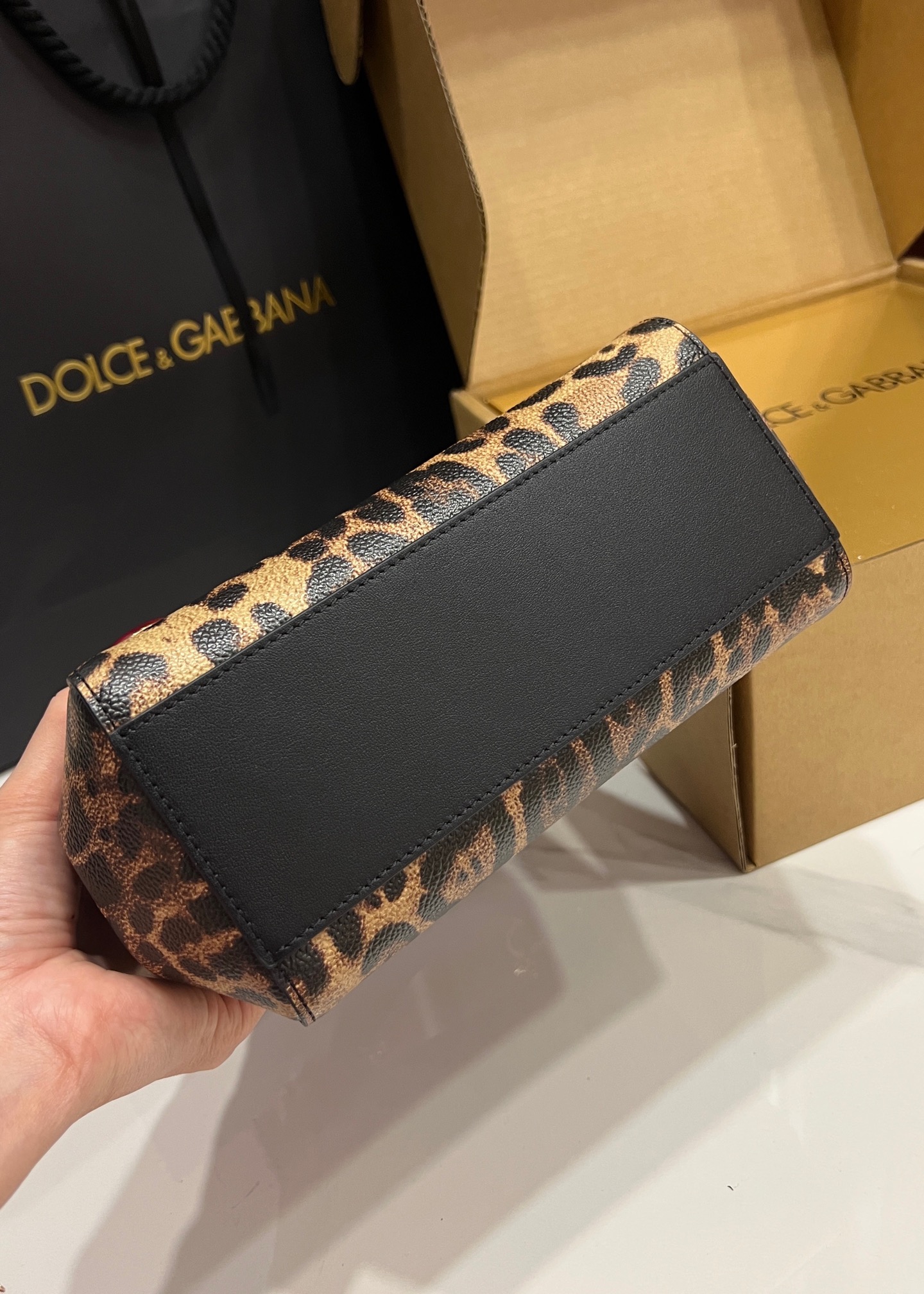 [TOP] Dolce & Gabbana D&G Sicily Bag 3 Sizes - Leopard