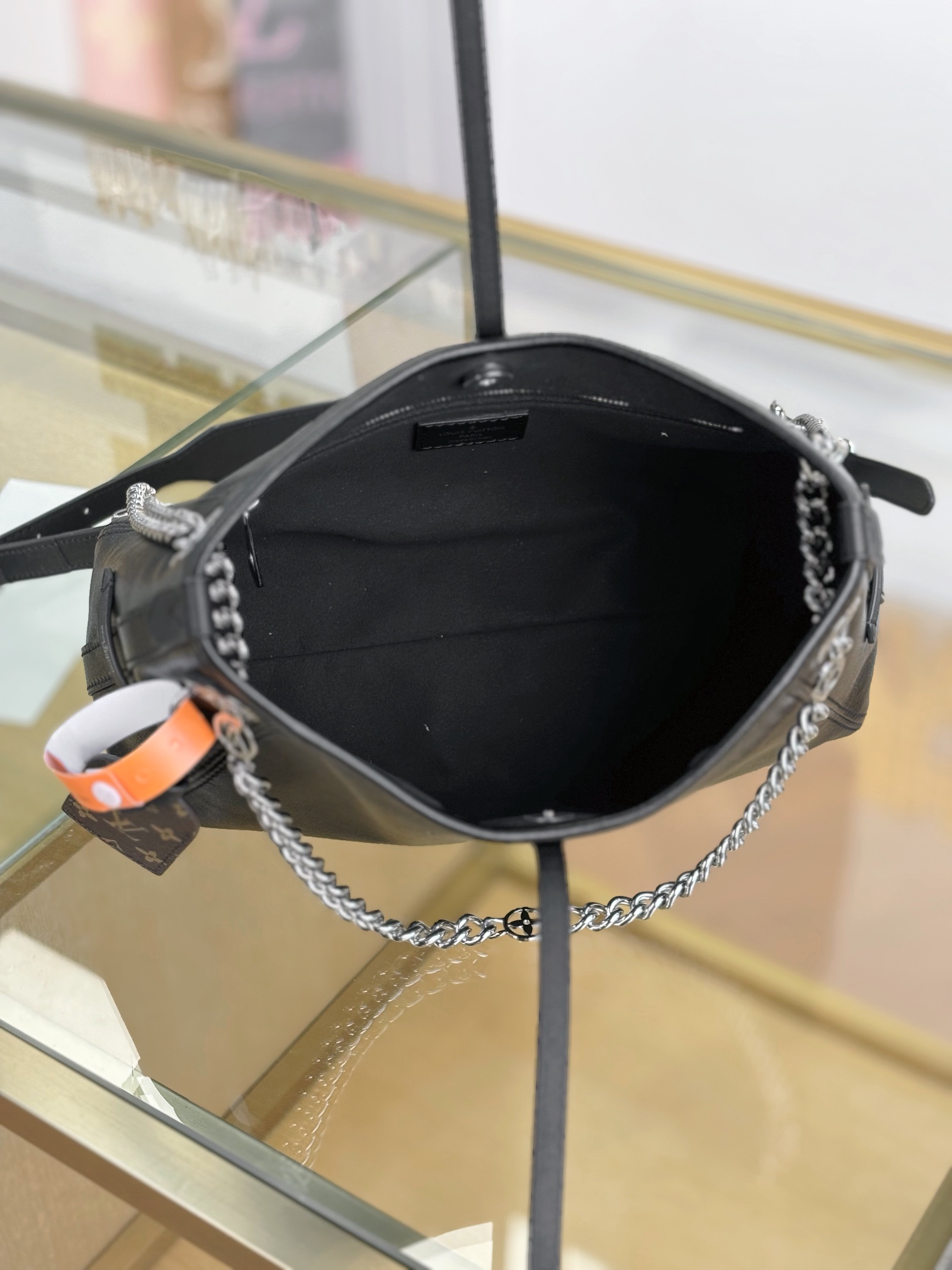 [TOP] Louis Vuitton LV Carryall Bag BB 26x17x10cm - Black&SHW