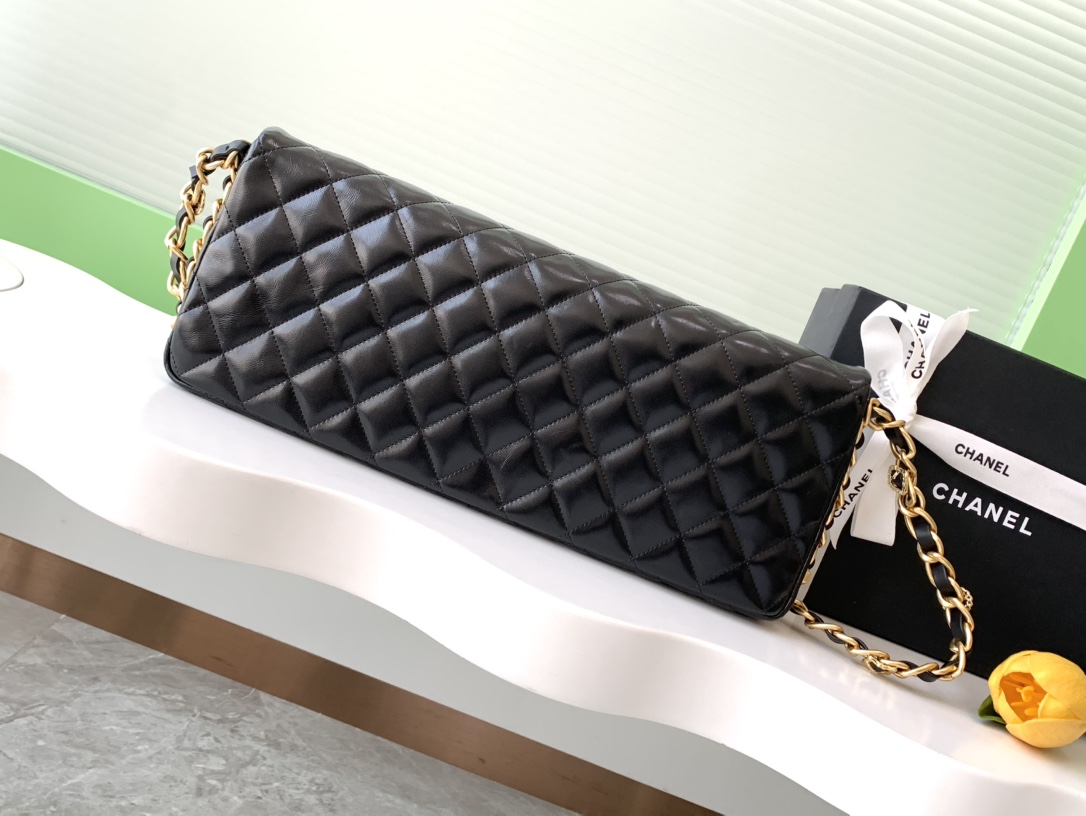 [TOP] CHANEL 24A Baguette Holding Bag 38*18*4cm - Black