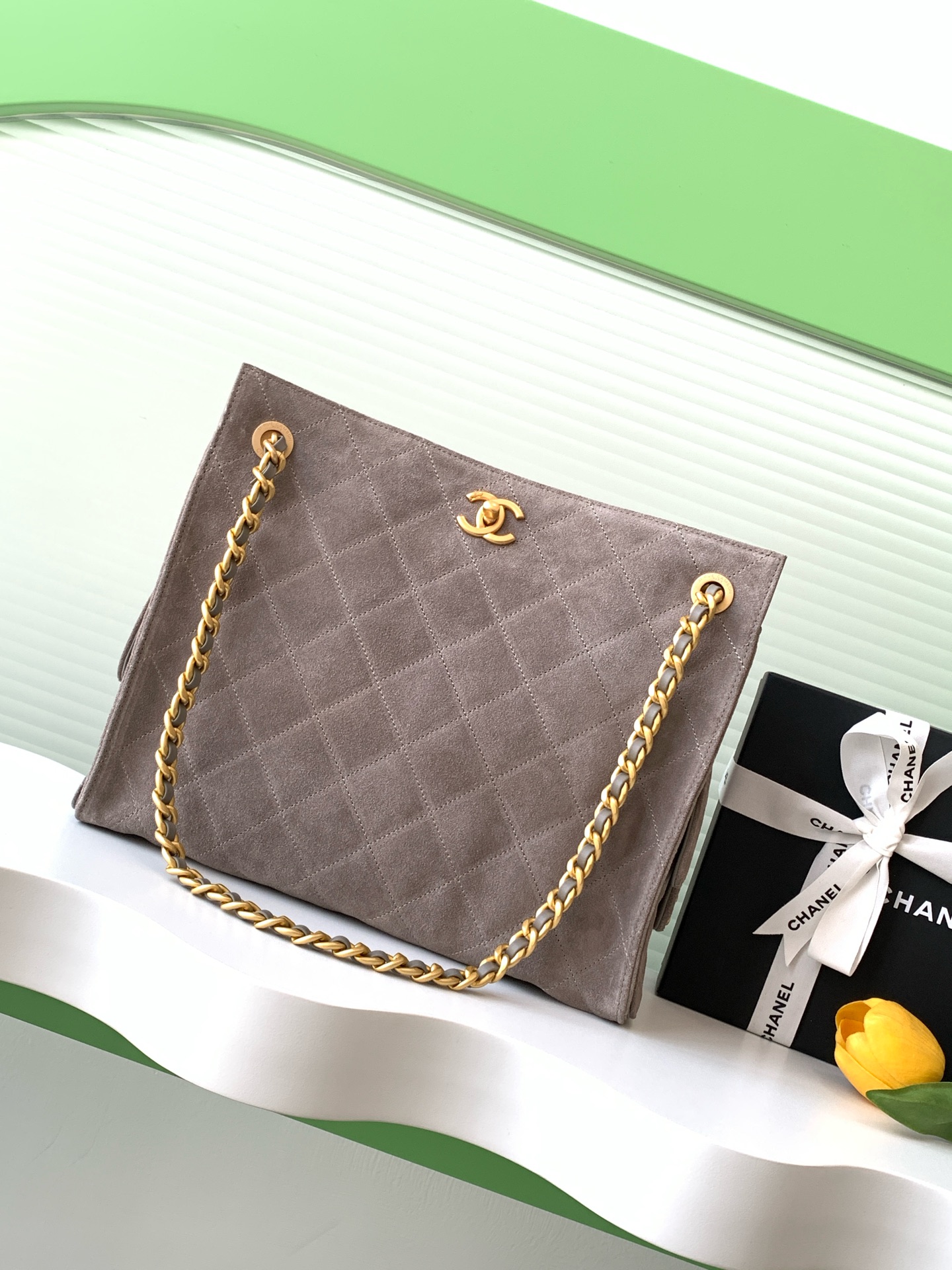 [TOP] CHANEL 25c Cowhide Shopping Bag Leather 26*31*13m - 3 Color