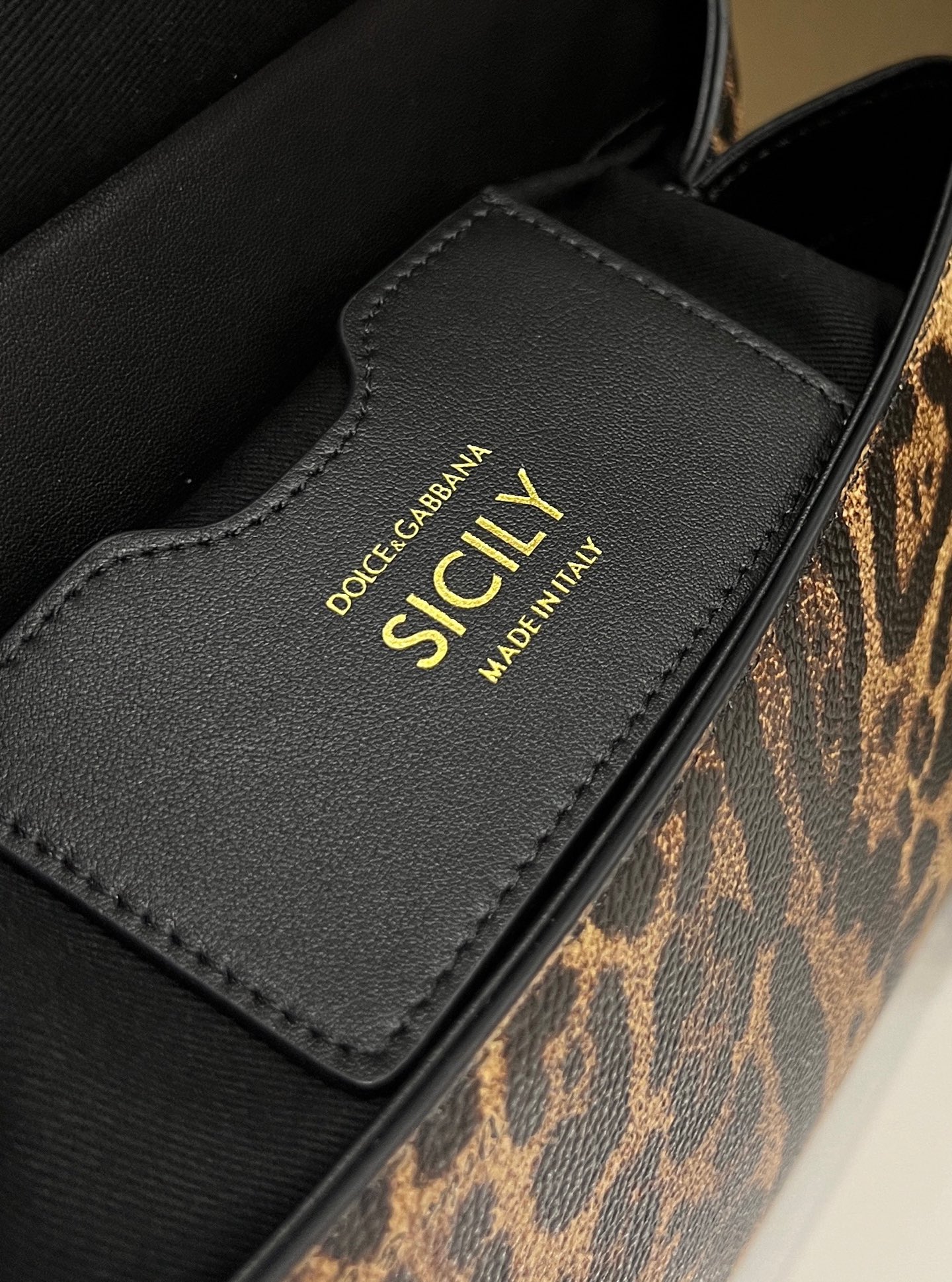 [TOP] Dolce & Gabbana D&G Sicily Bag 3 Sizes - Leopard