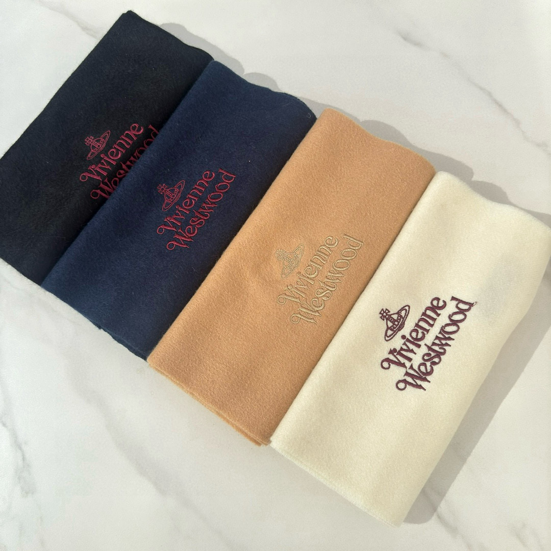 [TOP] Vivienne Westwood Cashmere Scarf 30*180cm  - 4 Colors