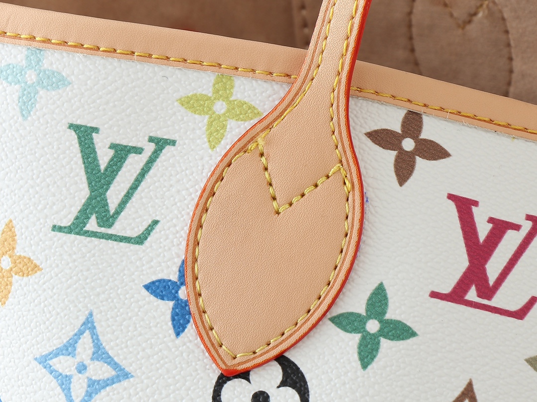 [TOP] Louis Vuitton LV Neverful Bag 31x28x14cm - White