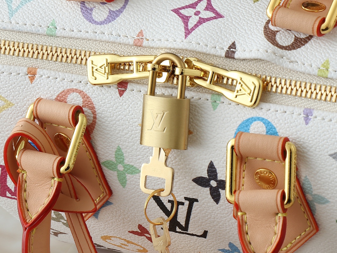 [TOP] Louis Vuitton LV Speedy Bandouliere 20 Bag 20.5x13.5x12.0 cm  - White