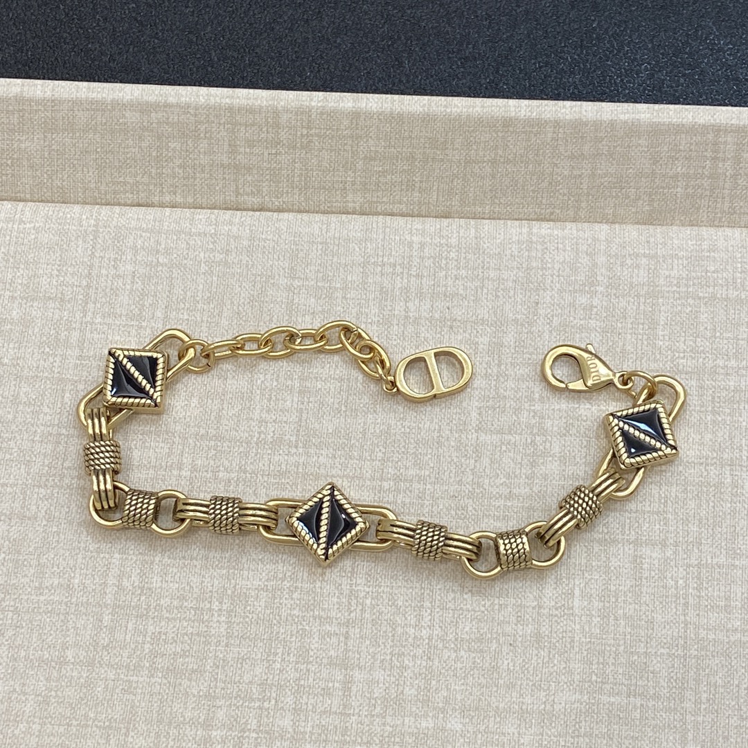 [TOP] Christian Dior CD  Bracelet - Gold