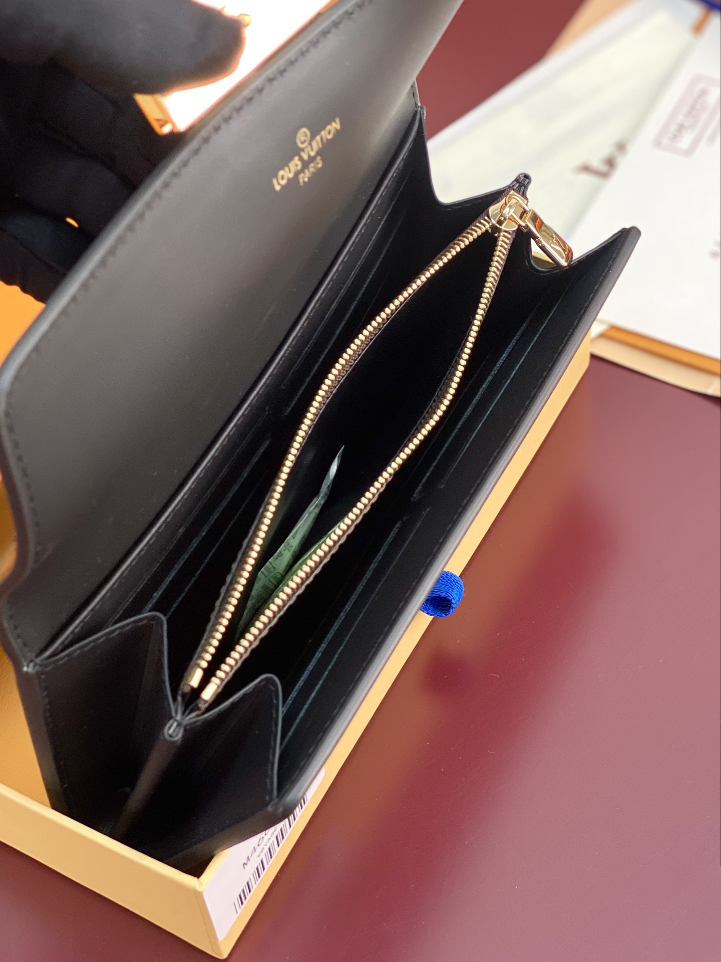 [TOP] Louis Vuitton LV LV Zippy Dauphine Monogram Canvas 10x2x19cm-Brown