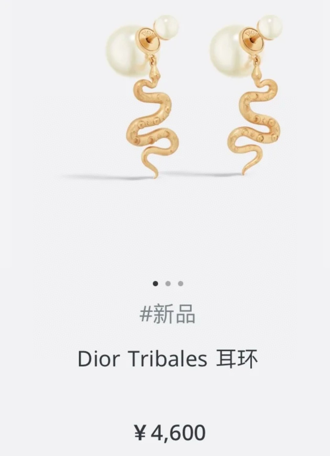 [TOP] Christian Dior Earrings - Gold