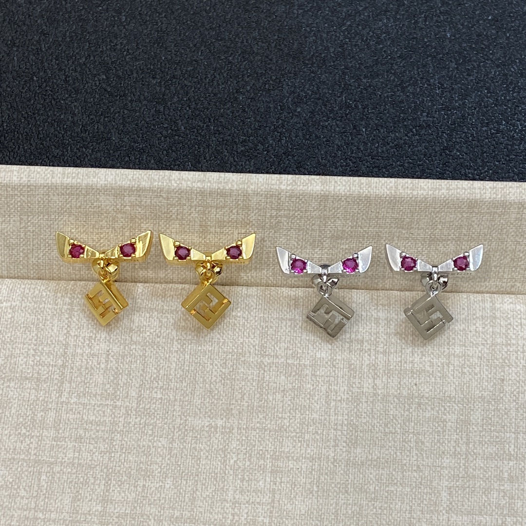 [TOP] FENDI FF Earrings - 2 Colors