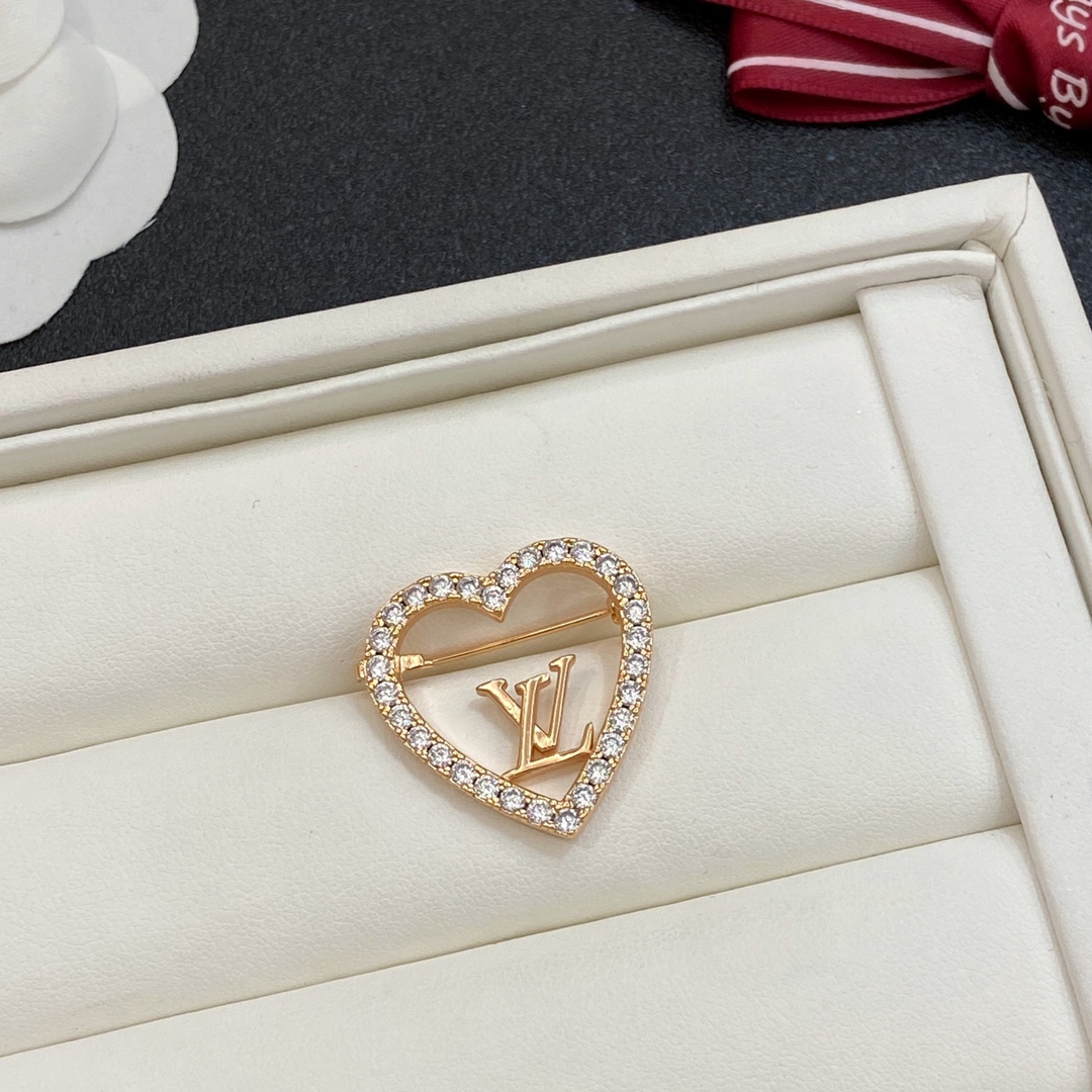 [TOP] Louis Vuitton LV Brooch - 3 Color
