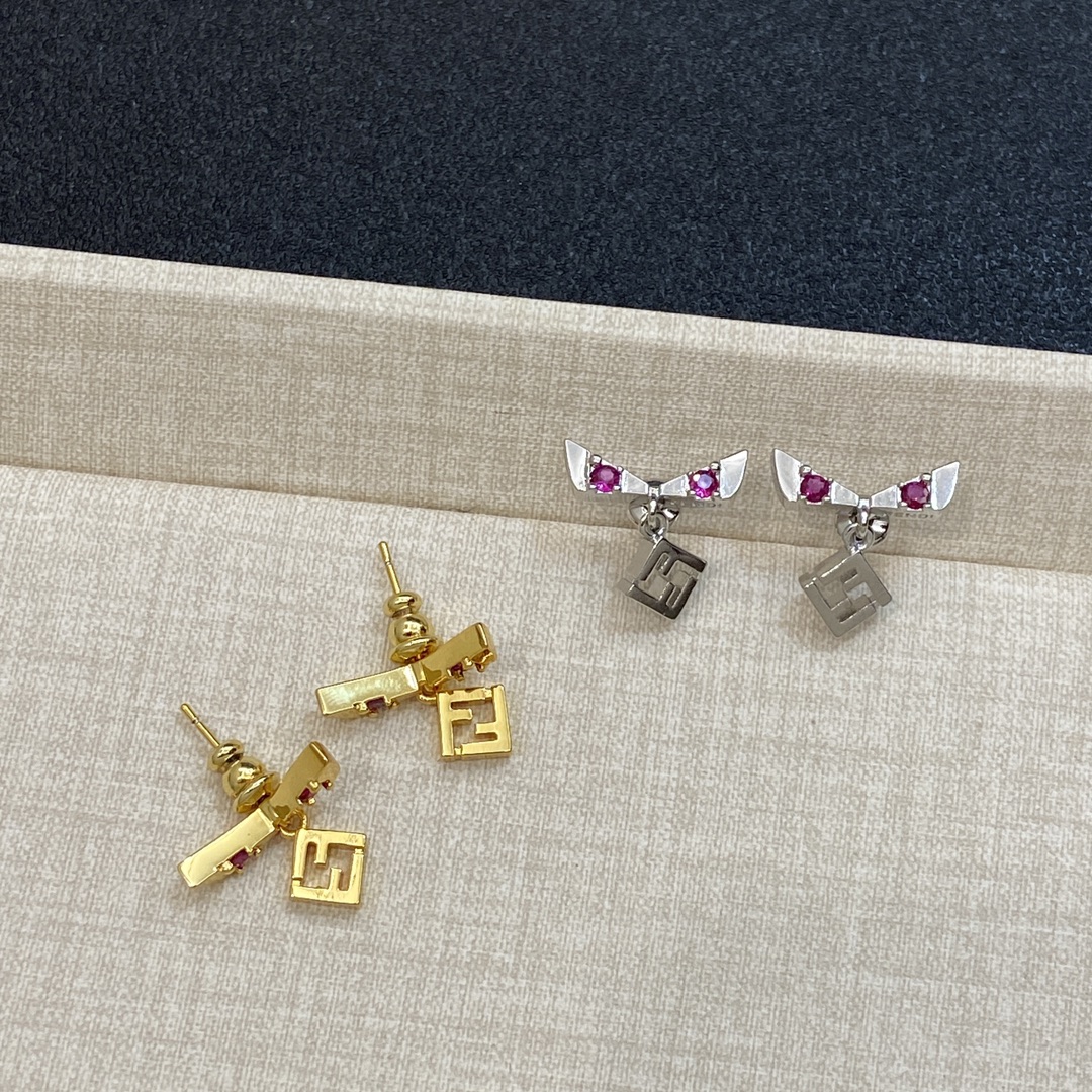 [TOP] FENDI FF Earrings - 2 Colors