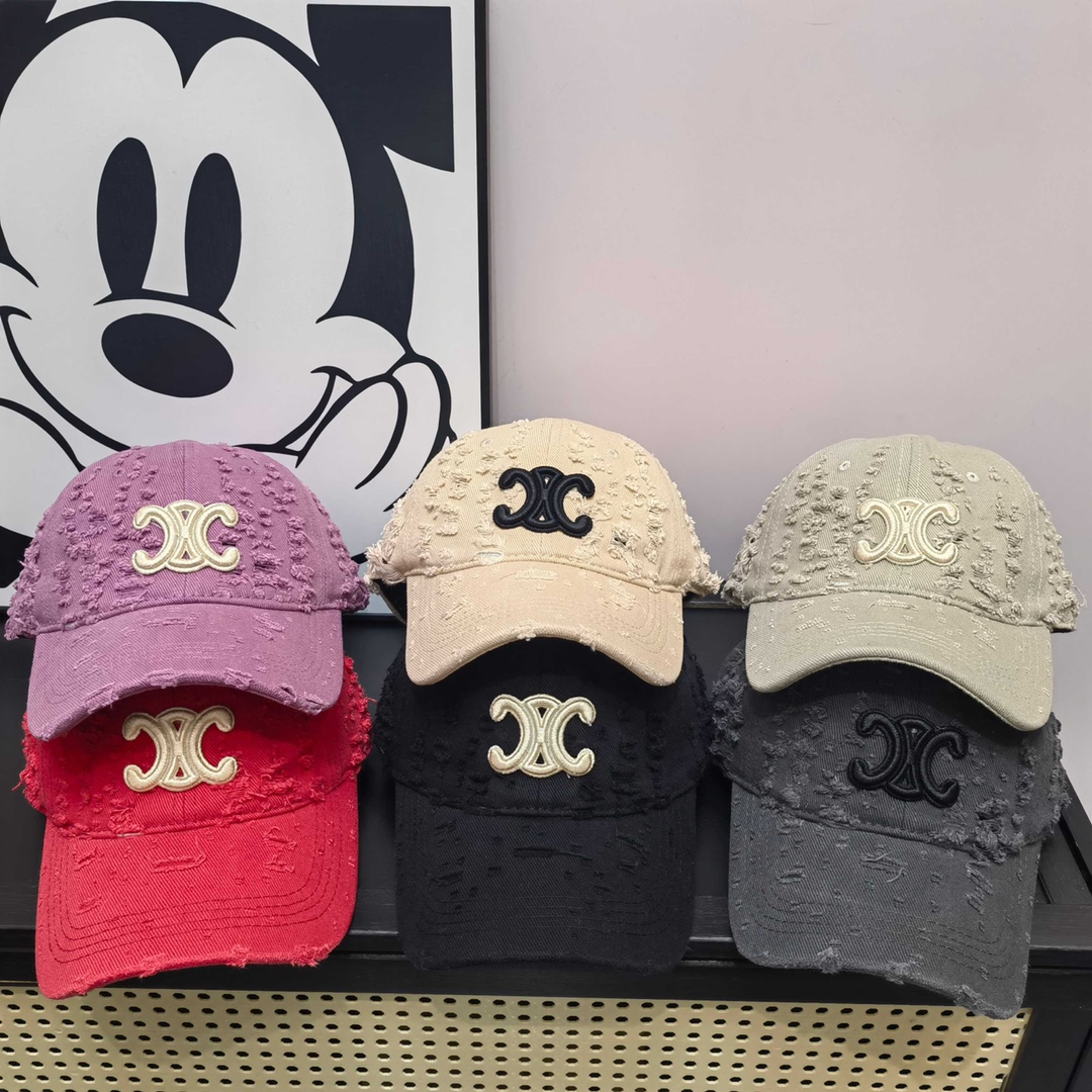 [TOP] CELINE New Baseball Cap - 6 Colour