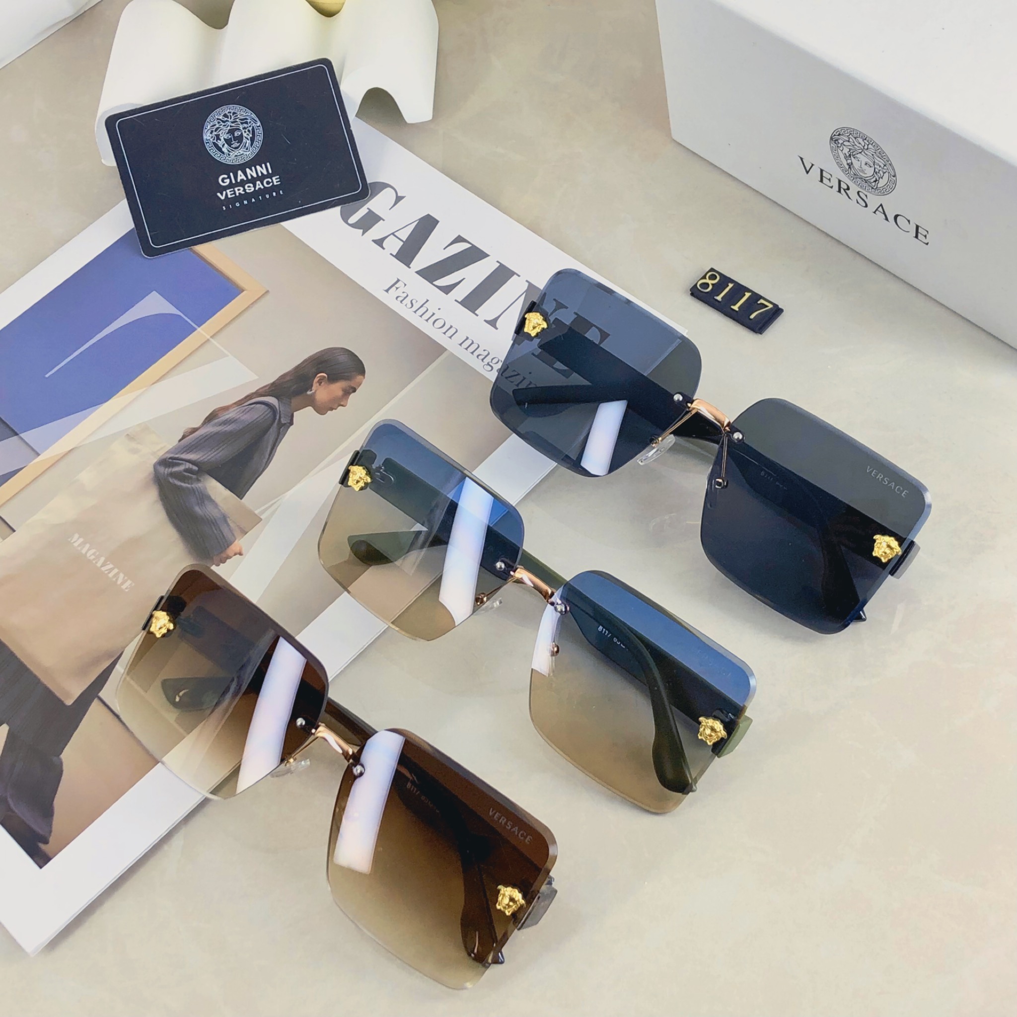 [TOP] VERSACE Sunglasses - 3 Colors