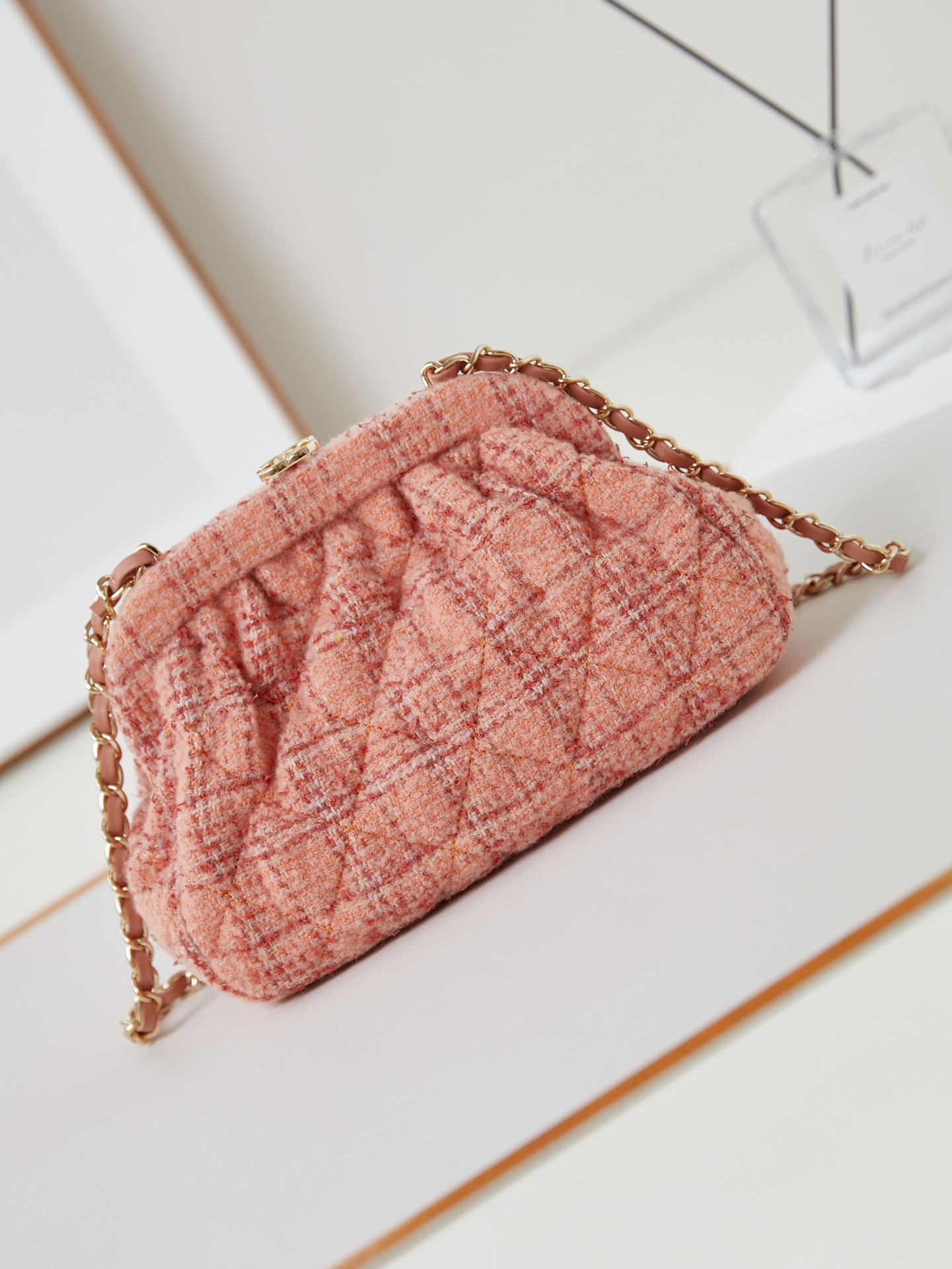[TOP] CHANEL Cloud Bag16x24x8cm - Pink