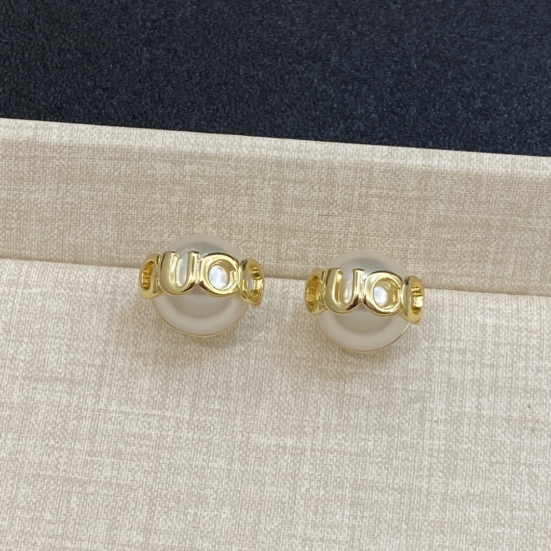 [TOP] GUCCI  Earrings - Gold