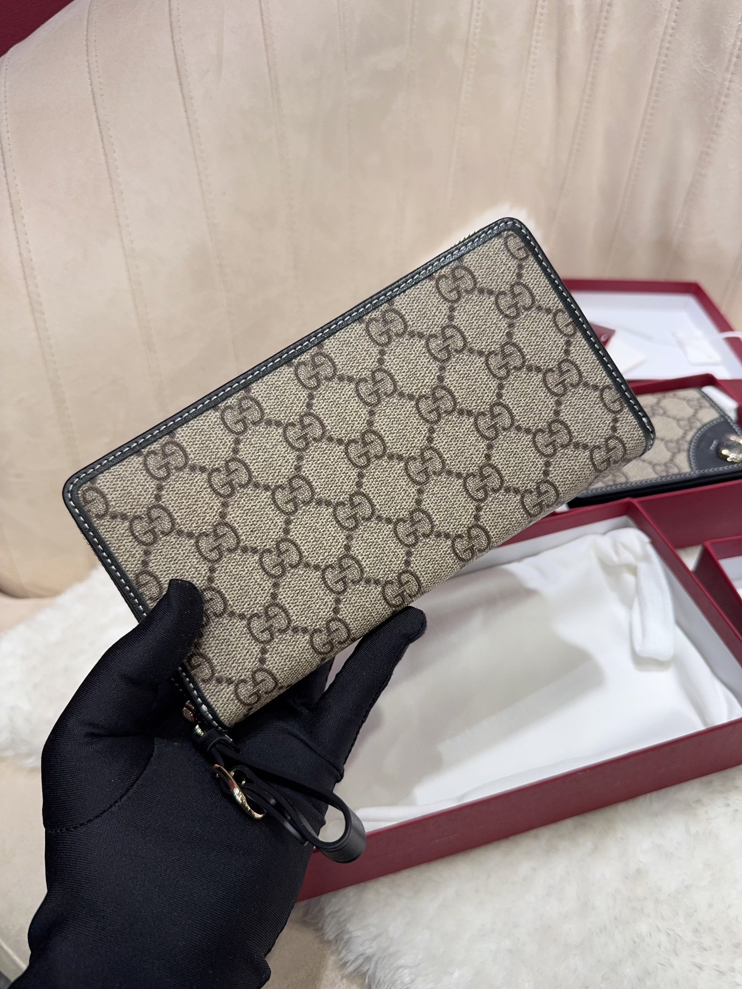 [TOP] GUCCI GG Single Pull Money Clip 19*10.5*2.5cm - Monogram