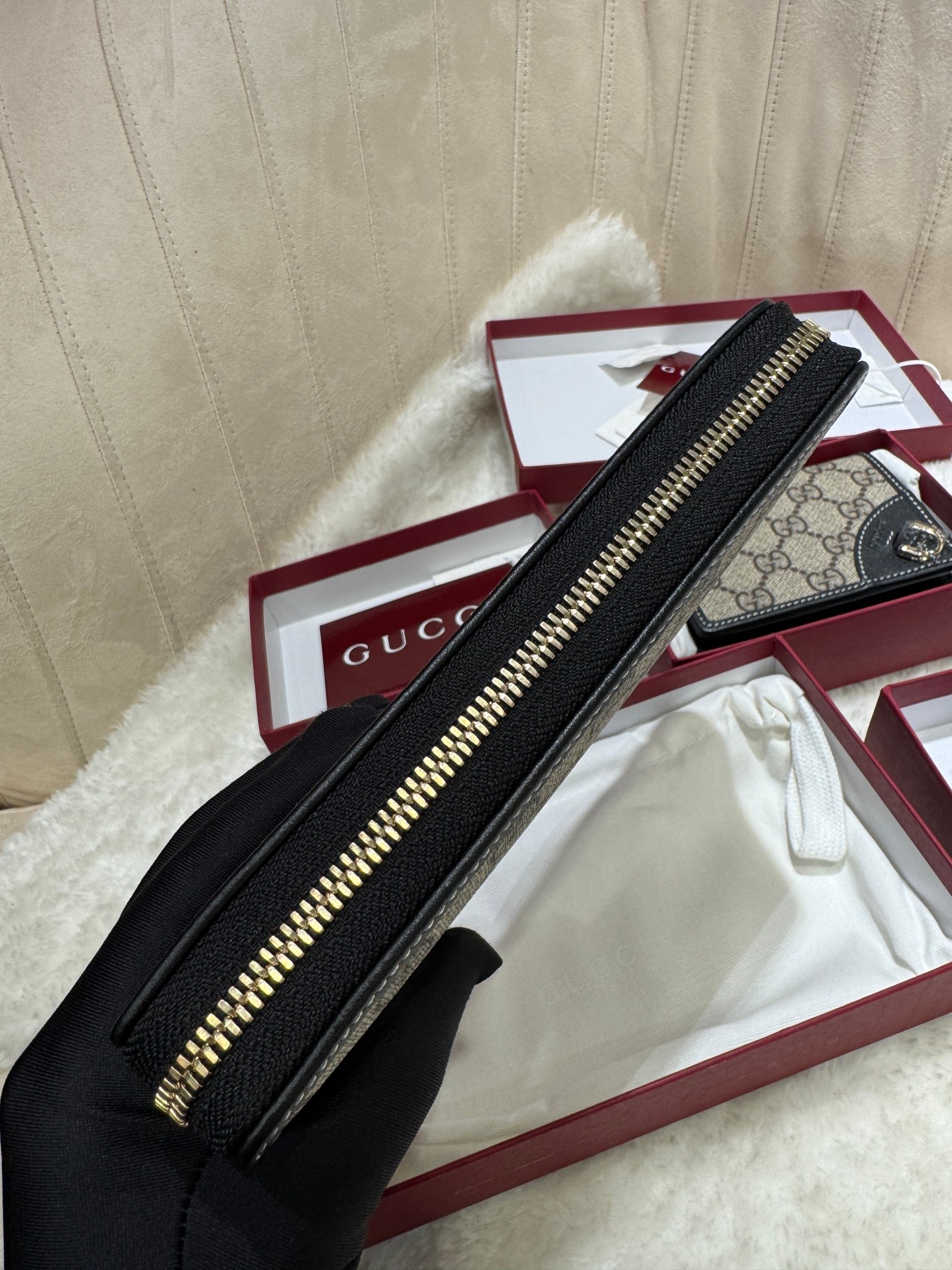 [TOP] GUCCI GG Single Pull Money Clip 19*10.5*2.5cm - Monogram