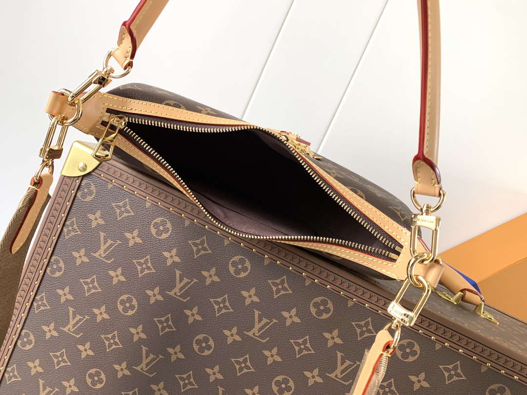 [TOP] Louis Vuitton LV Looping Bag 15x7x28cm - Brown