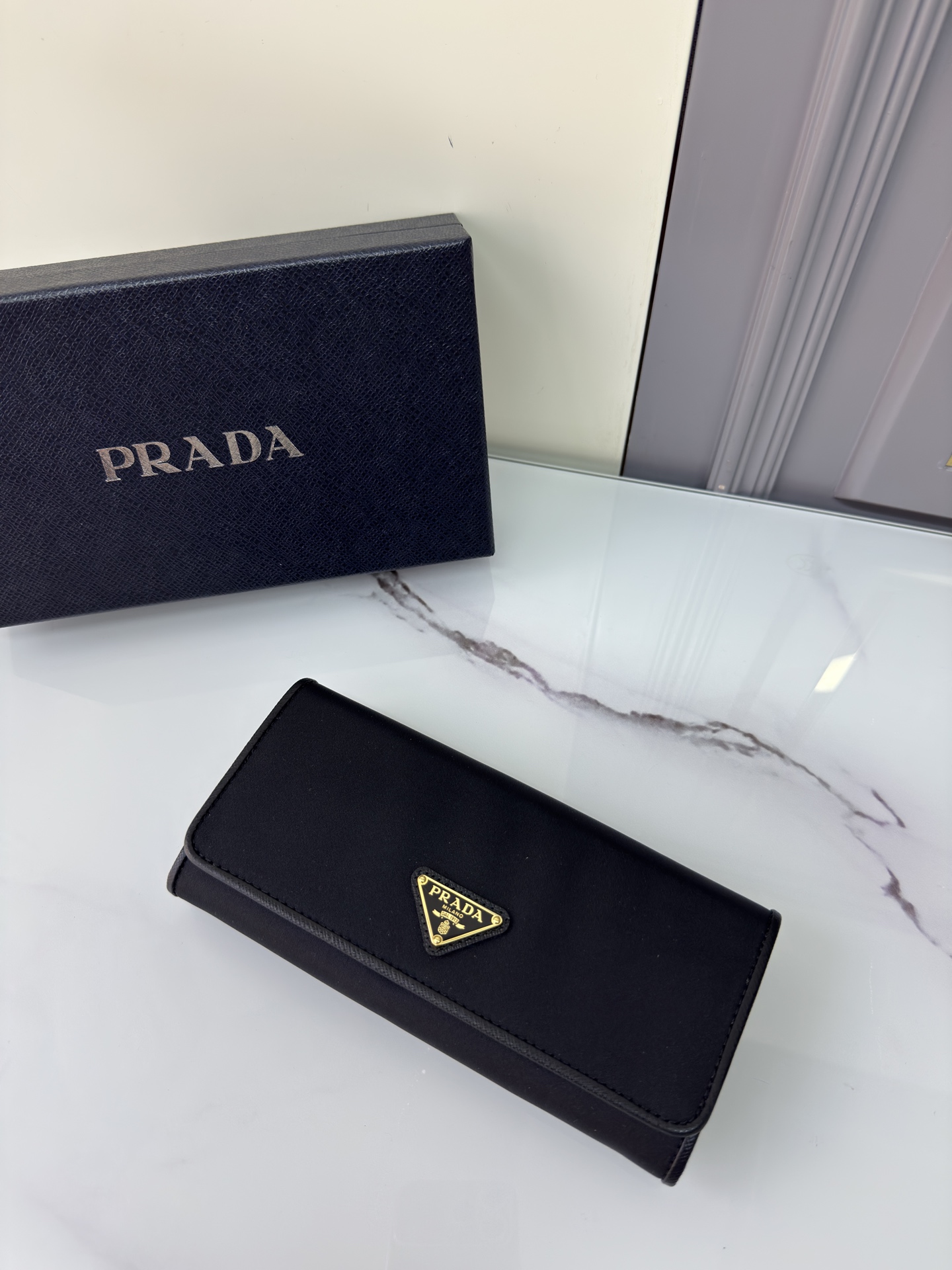 [TOP] PRADA Card Holder 18.7x9.5cm - 2Colors