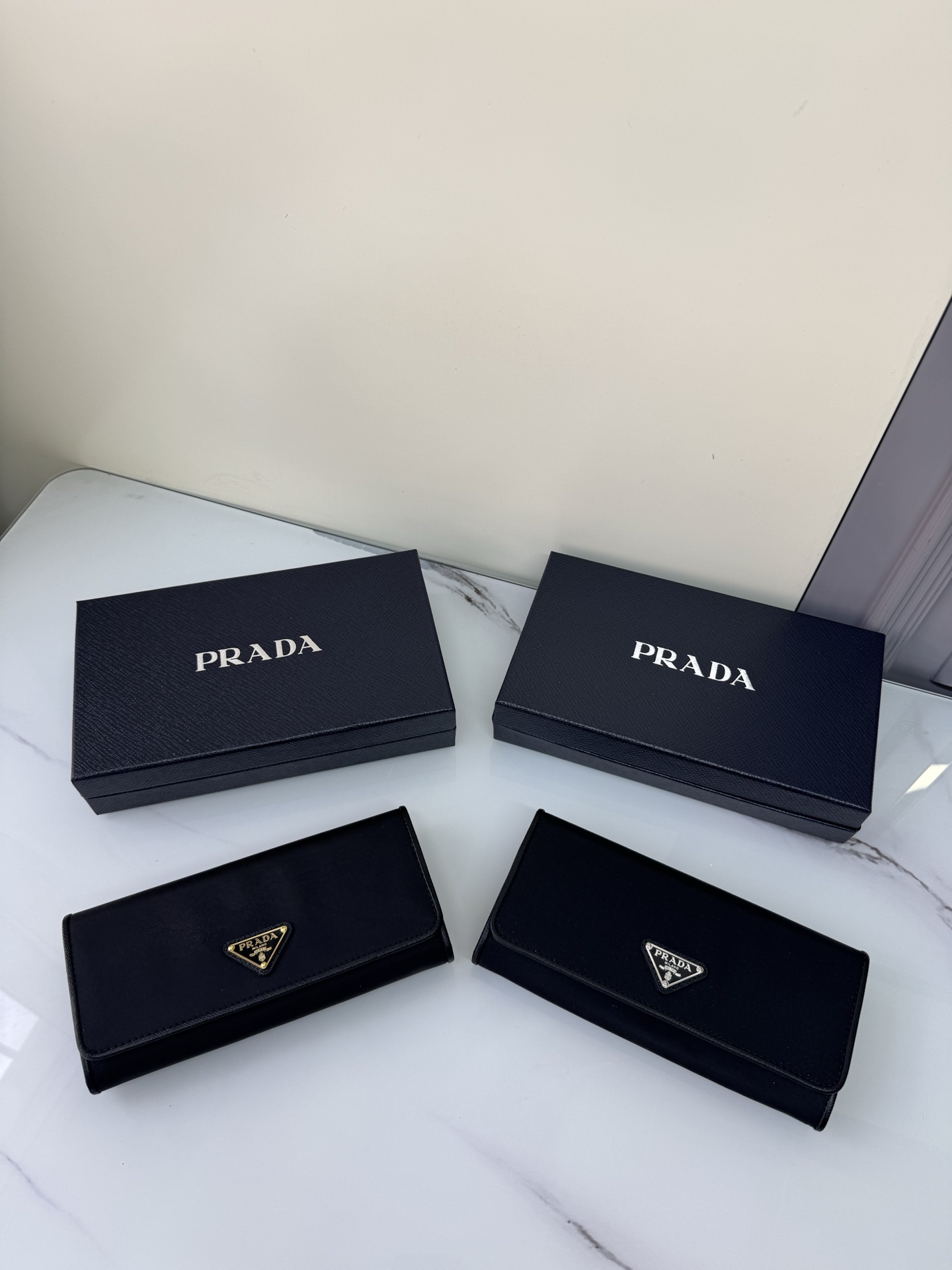 [TOP] PRADA Card Holder 18.7x9.5cm - 2Colors