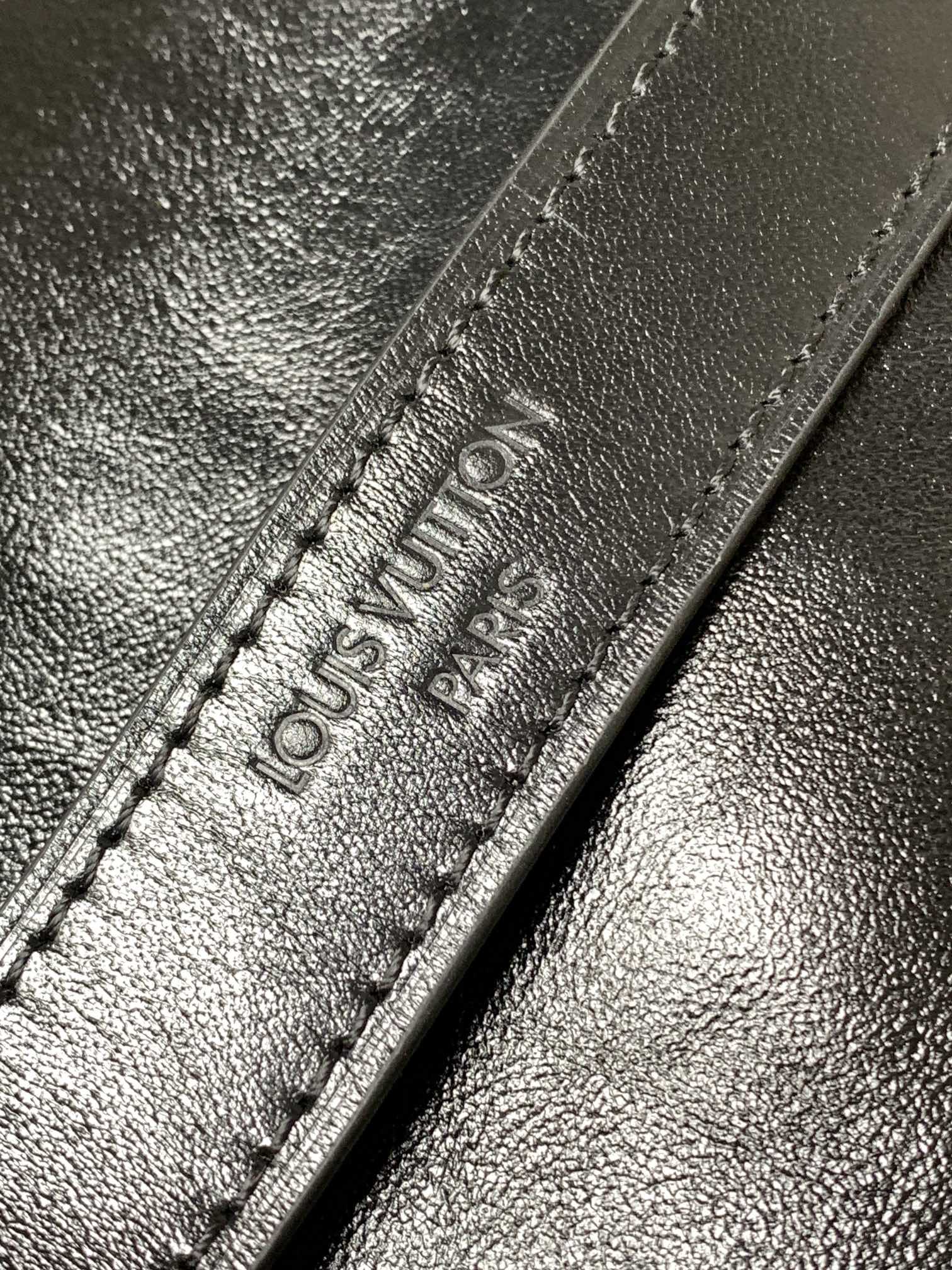 [TOP] Louis Vuitton LV Carryall Bag Lambskin BB 26x17x10cm - Black&SHW