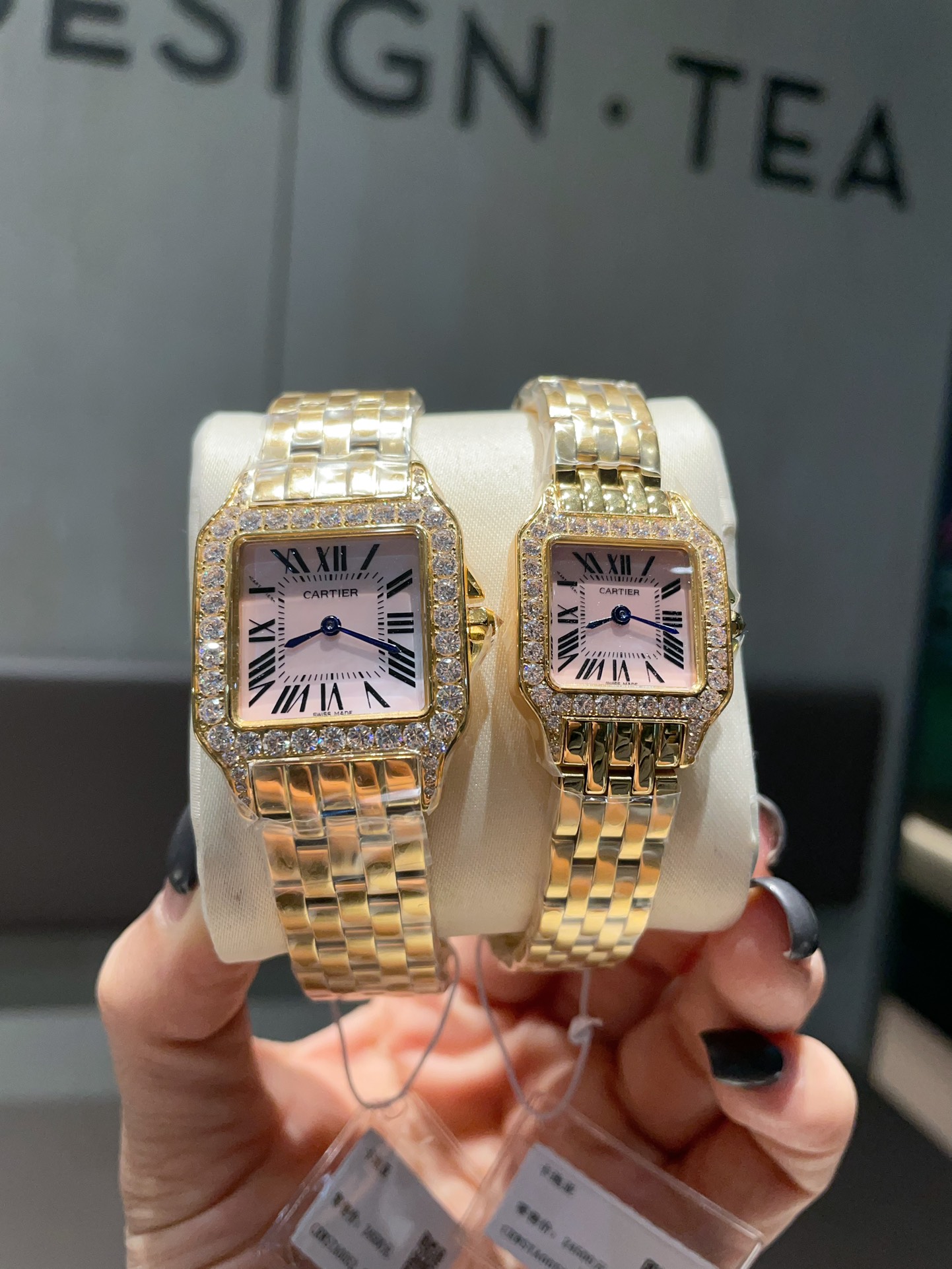 [TOP] Cartier Santos Demoiselle Watch - Yellow Gold