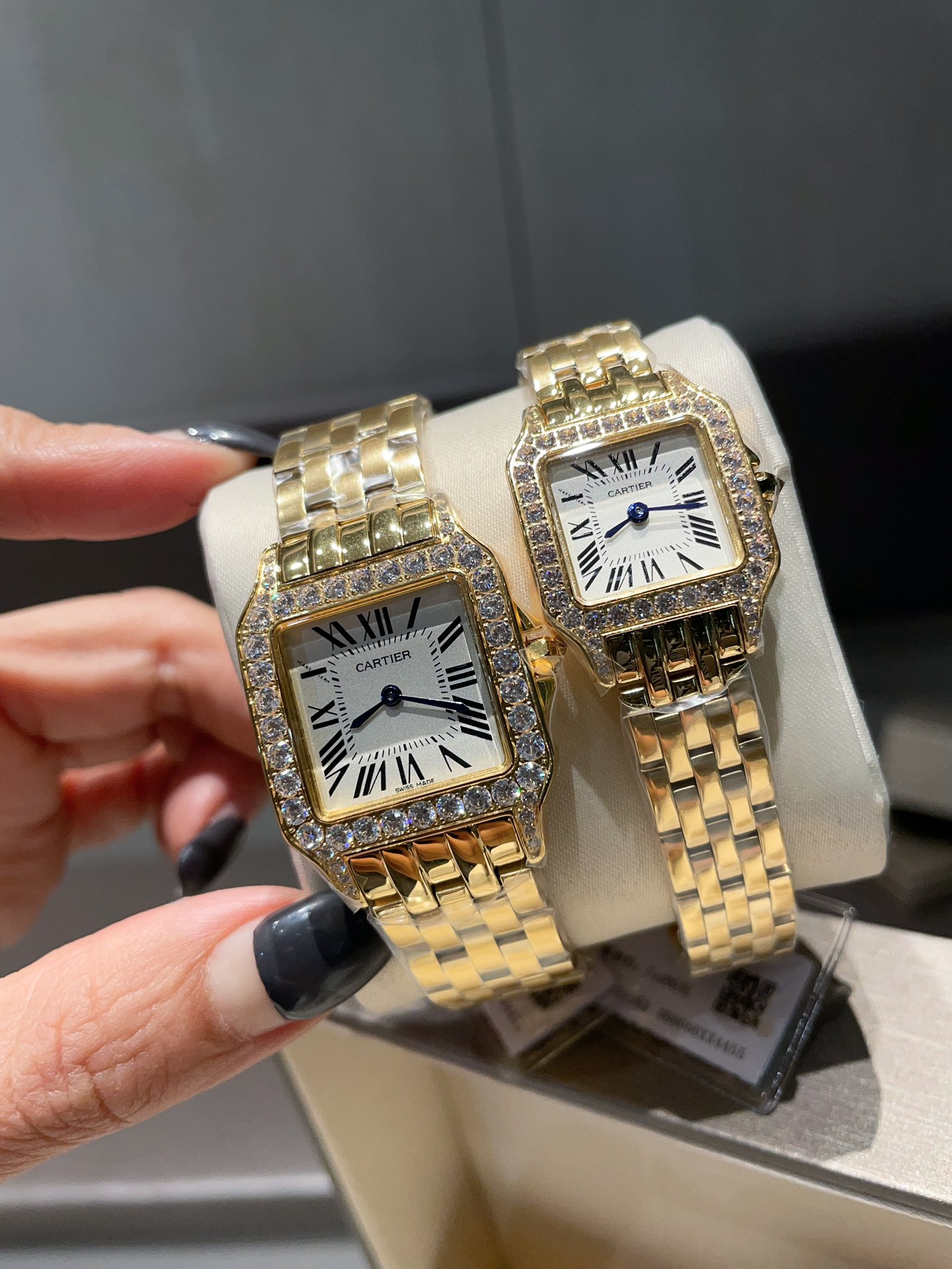 [TOP] Cartier Santos Demoiselle Watch - Yellow Gold