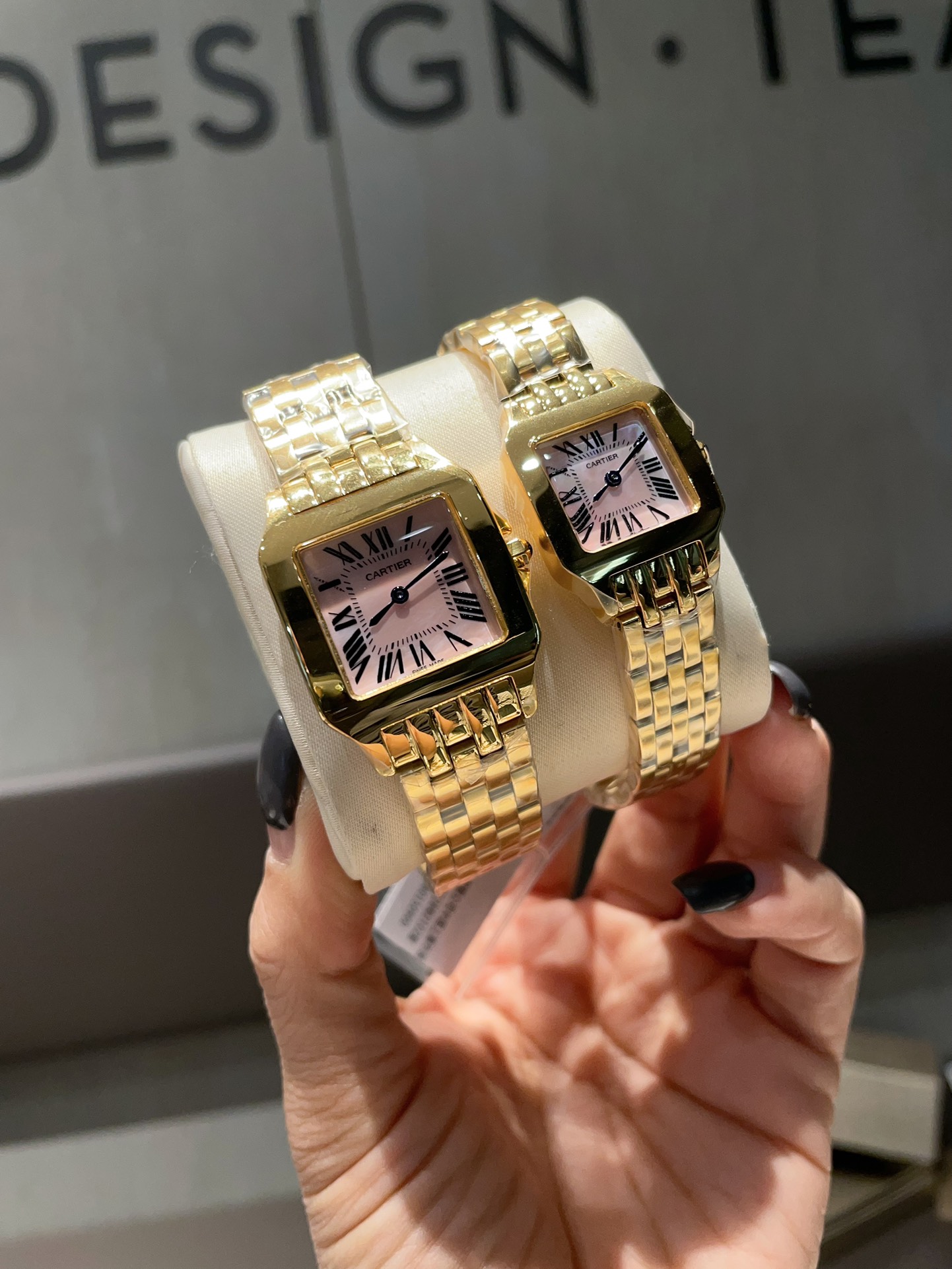 [TOP] Cartier Santos Demoiselle Watch - Yellow Gold