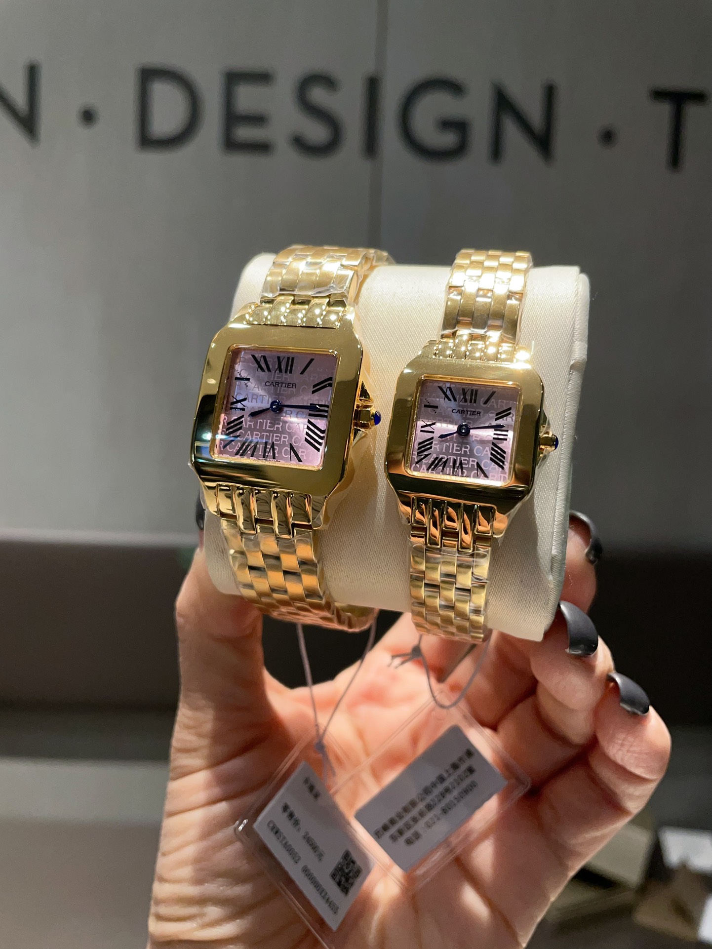 [TOP] Cartier Santos Demoiselle Watch - Yellow Gold